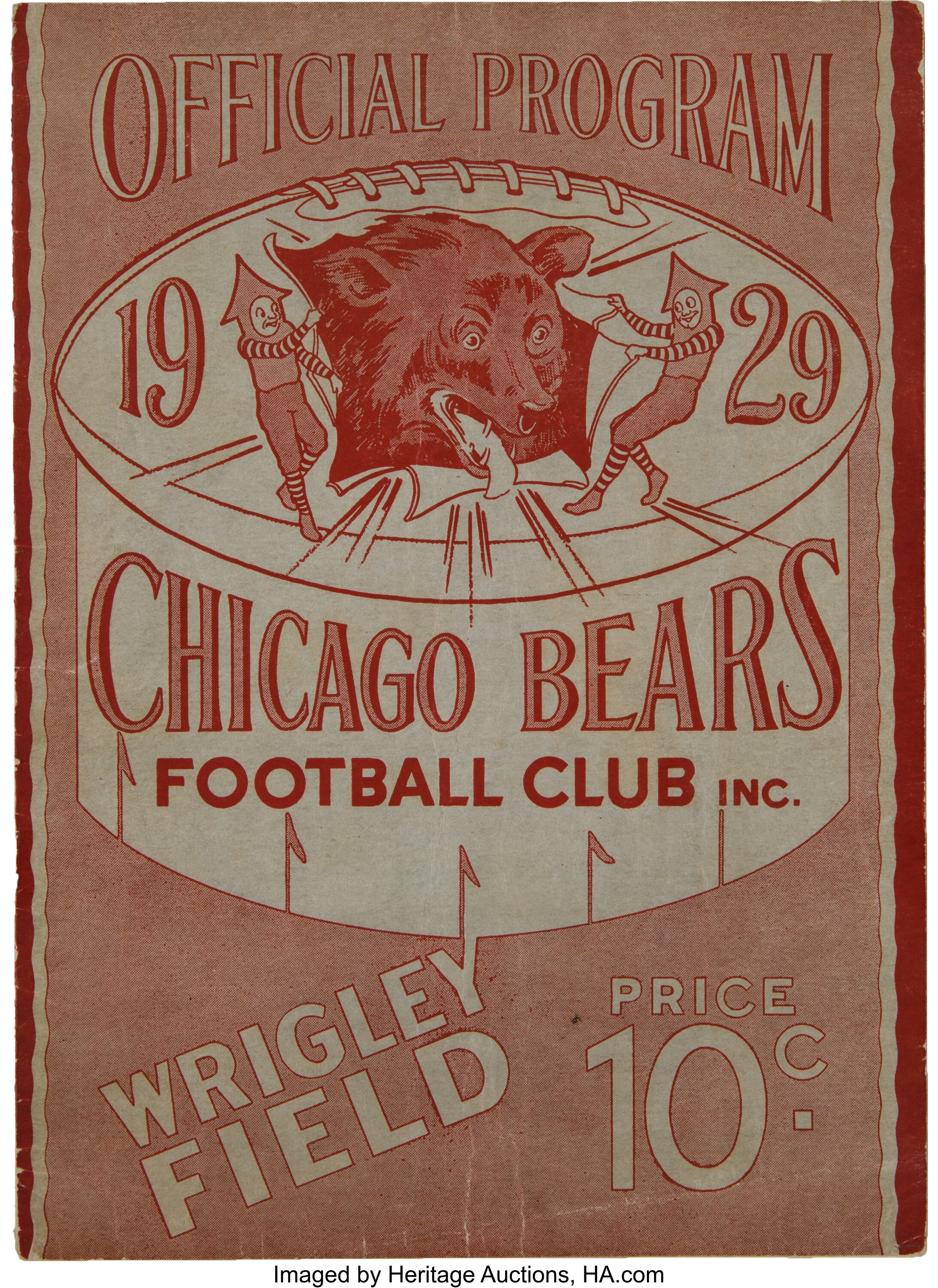 1929 Chicago Bears with Red Grange vs. Chicago Cardinals