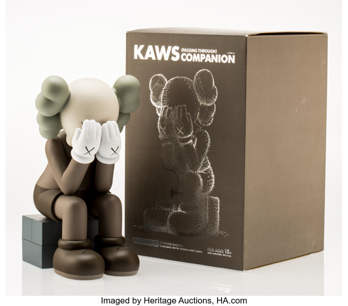 KAWS, Companion Passing Through Keychain (Brown) (2013)