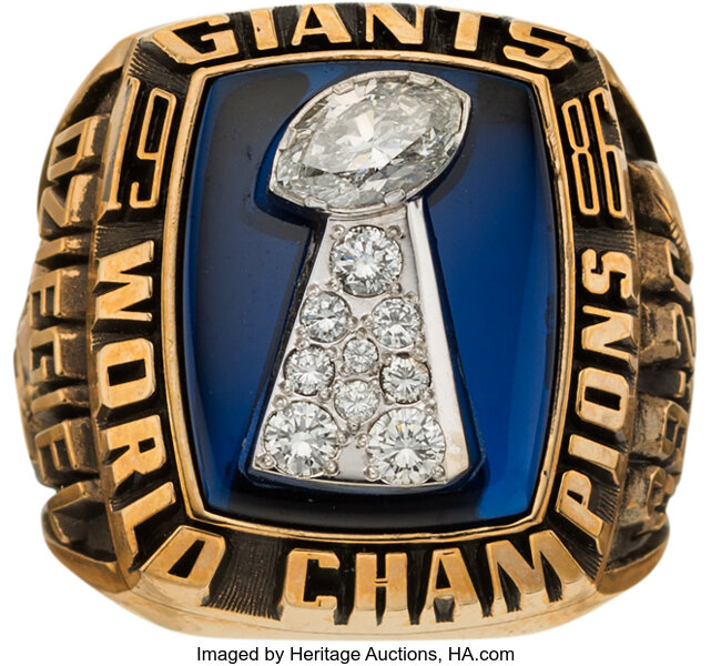 New York Giants Championship Rings Set - Punk Dark