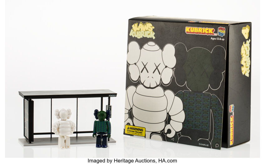 KAWS X Kubrick. Bus Stop, Series 4, 2002. Painted cast resin. 8-1