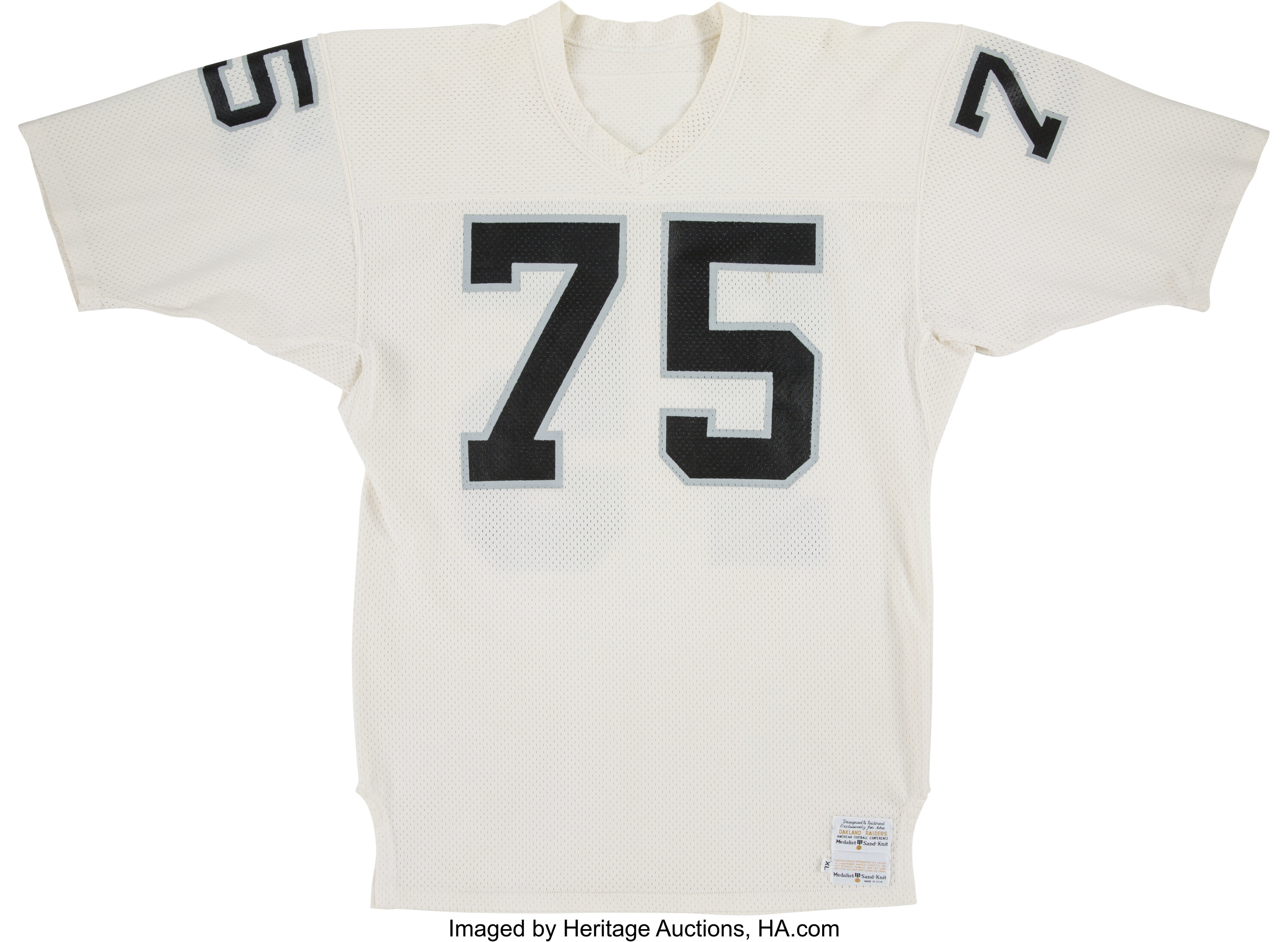 1977-79 John Vella Game Worn Oakland Raiders Jersey. .  Football, Lot  #51241