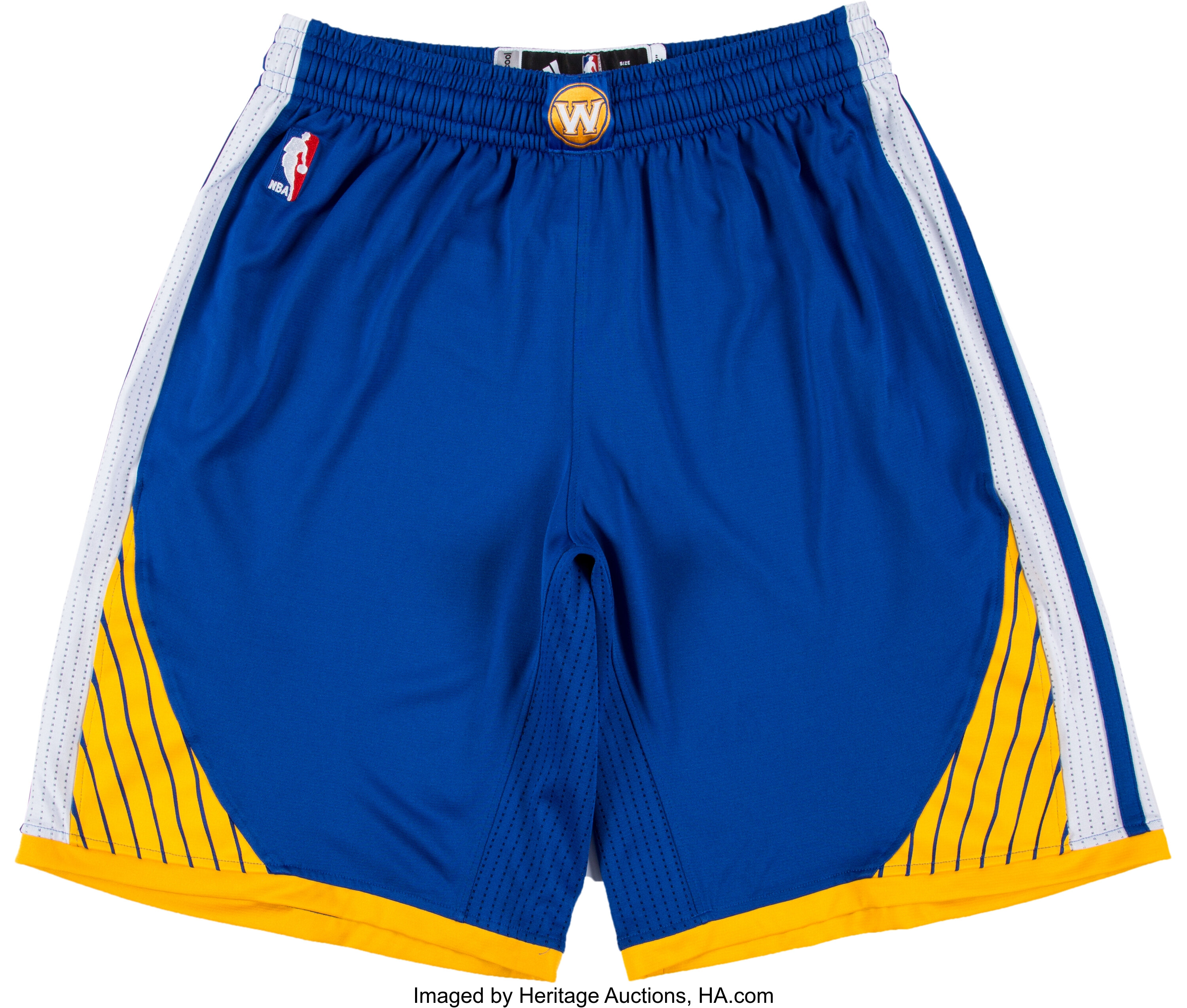 2015 Stephen Curry Game Worn Golden State Warriors Shorts.. ... | Lot ...