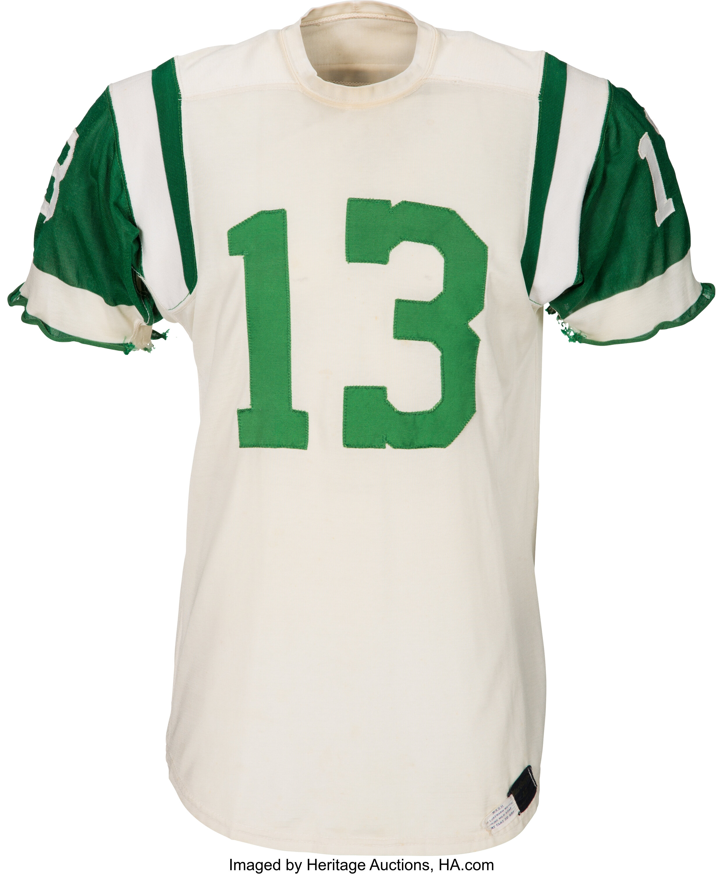 1967 Don Maynard Game Worn New York Jets Jersey--Photo Matched.. | Lot ...