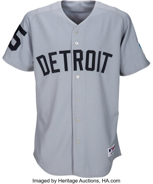 Detroit Tigers Detroit Stars Authentic Team Issued Throwback Jersey Size 42