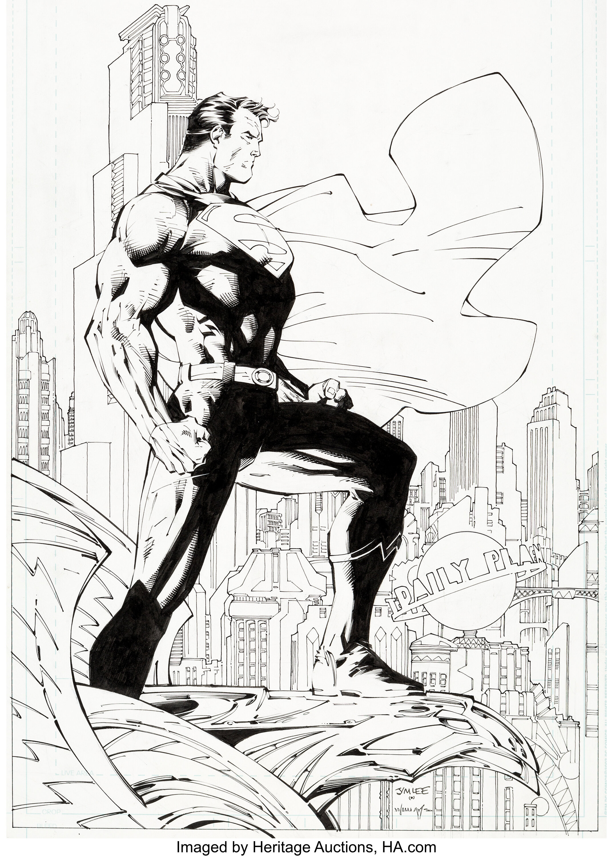 Jim Lee and Scott Williams Superman V2#204 Cover Original Art (DC, | Lot  #91035 | Heritage Auctions