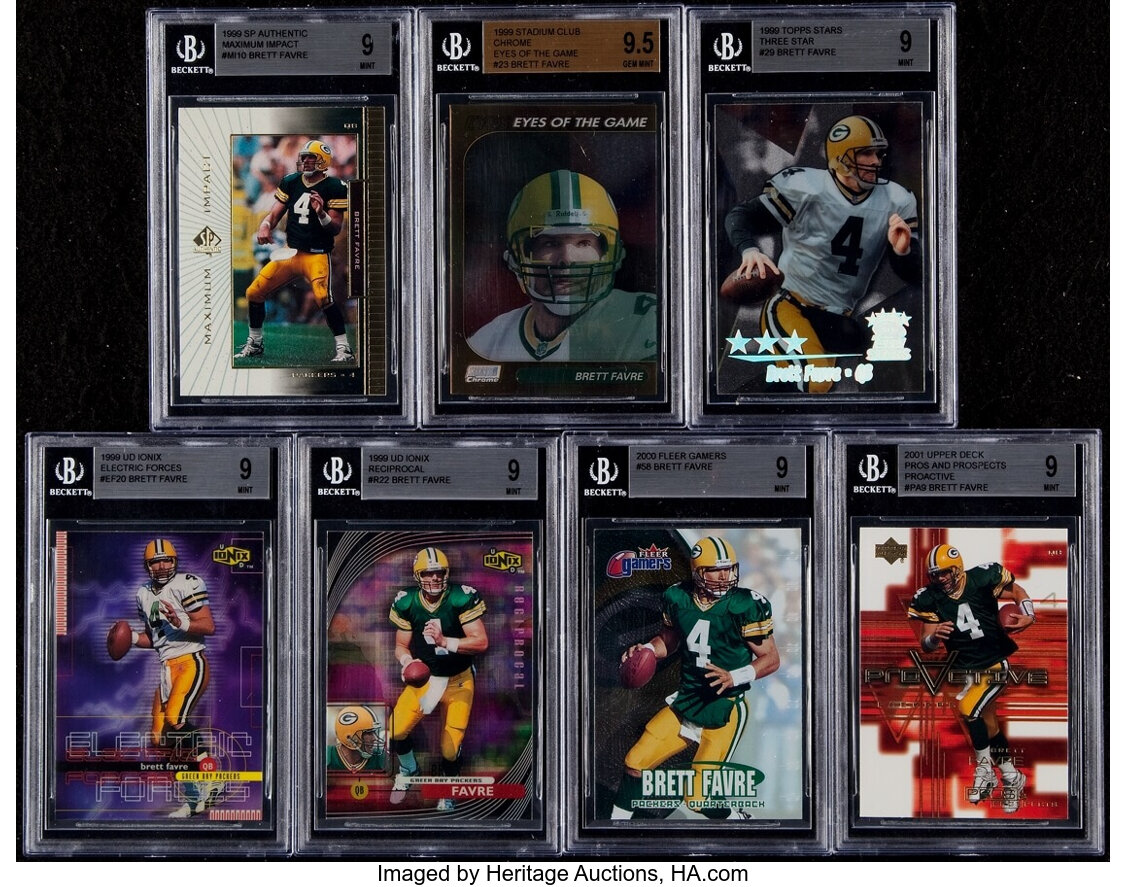 1991 Pacific Plus Series 2 Football Factory Set - Favre !!!