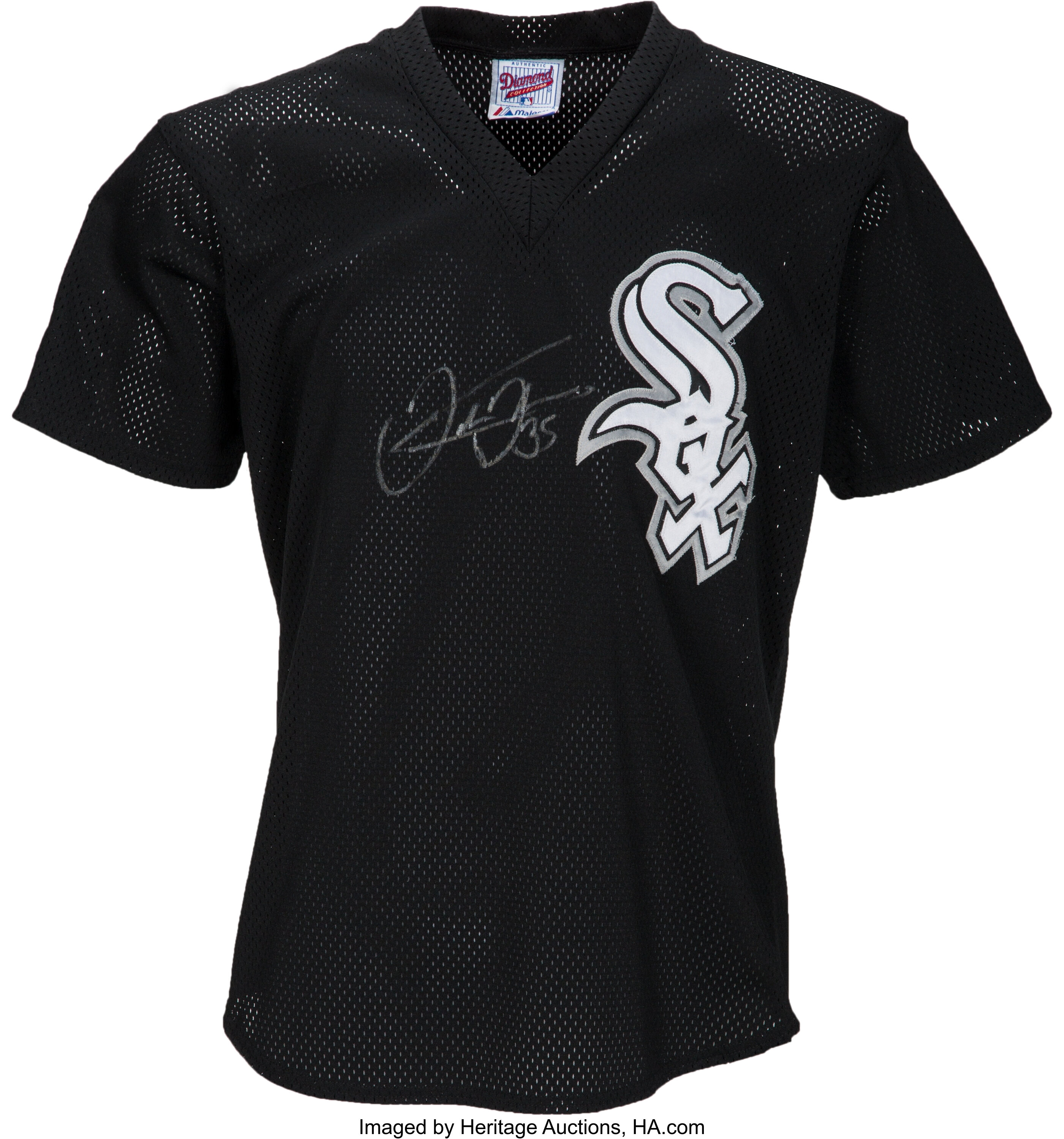 1994 Frank Thomas Signed Chicago White Sox Batting Practice Jersey., Lot  #57300