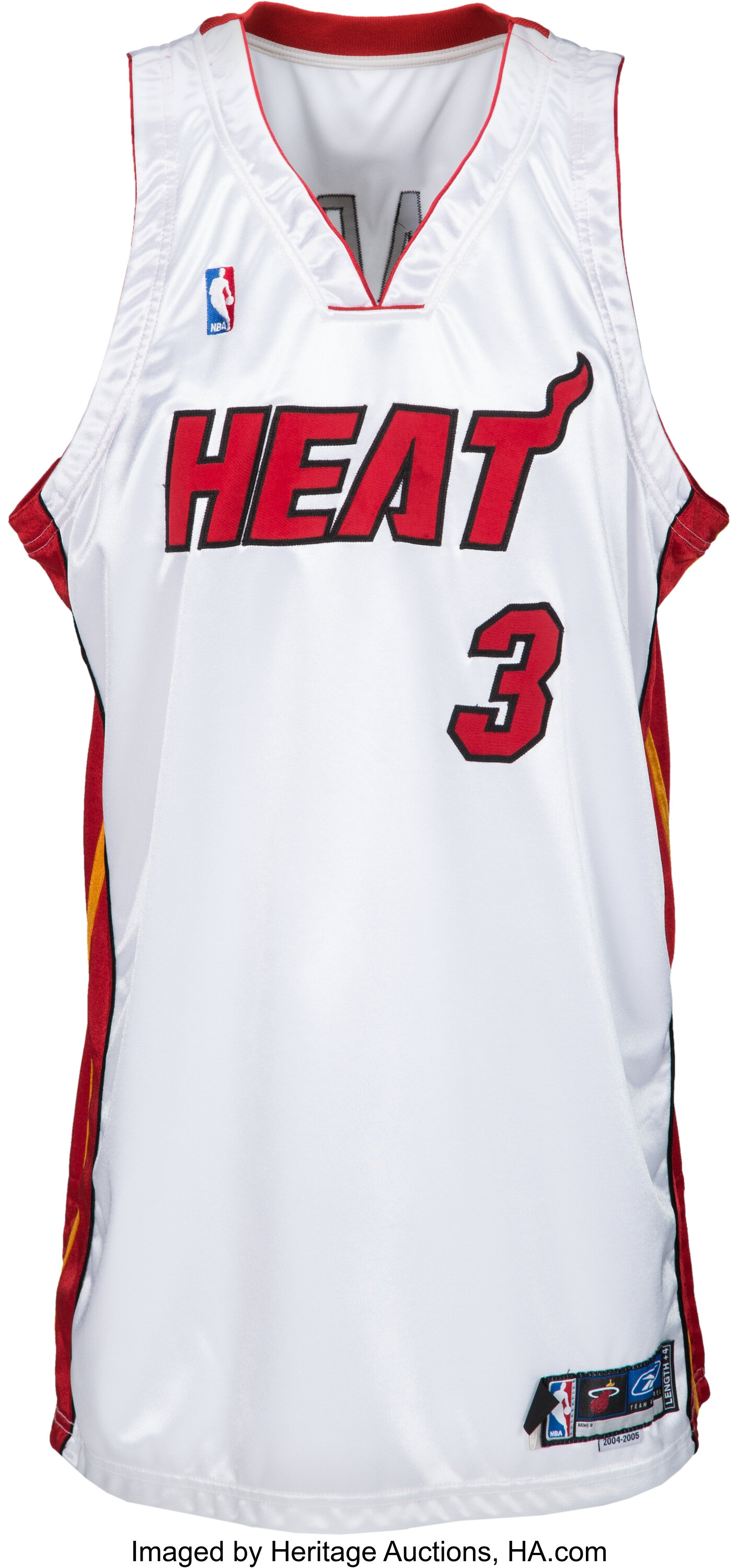 Dwyane Wade - Miami Heat - Game-Worn Home Strong Jersey - 1 of 2