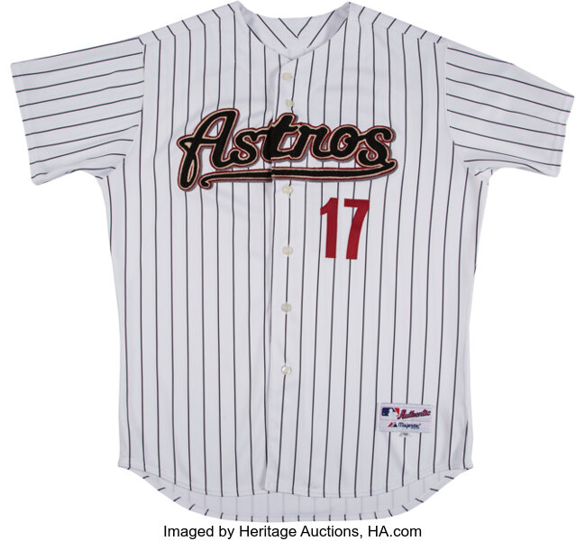 2007-10 Lance Berkman Game Worn Houston Astros Jersey. .