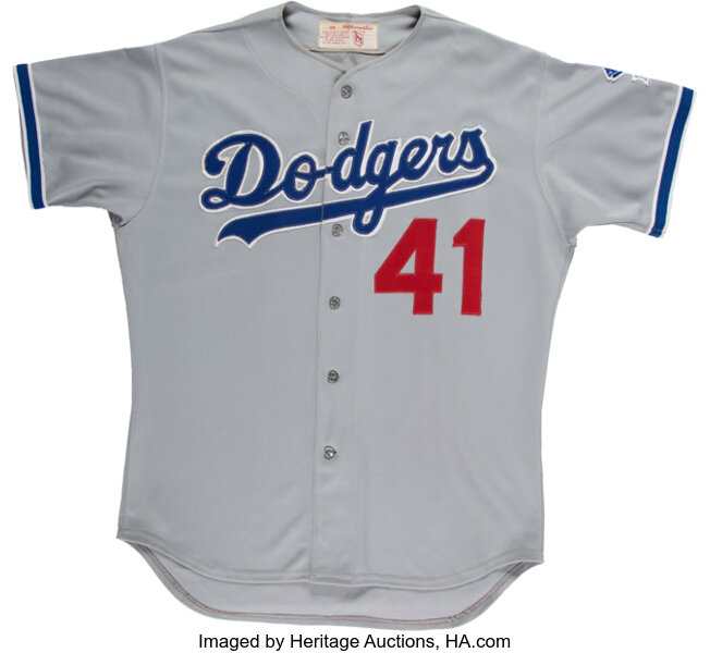 1983 Jerry Reuss Game Worn Los Angeles Dodgers Jersey. . , Lot #51094