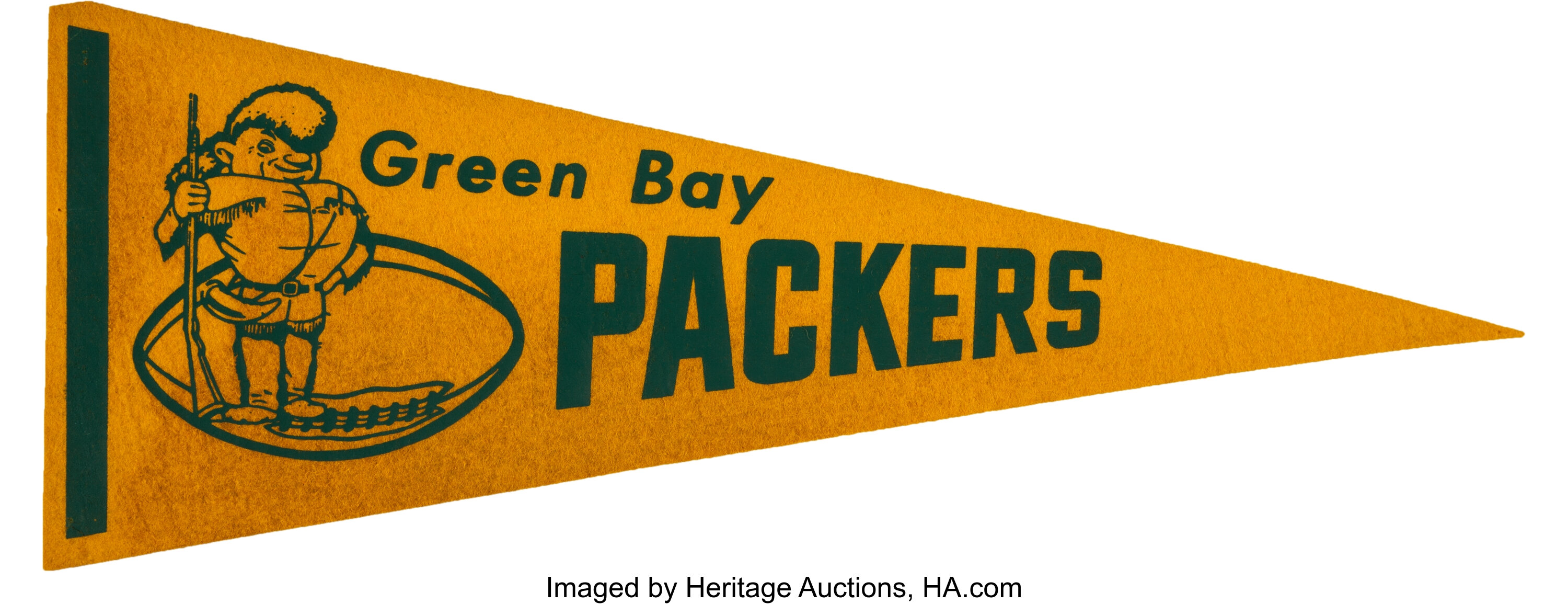 At Auction: CHAMPIONS GREEN BAY PACKERS FELT PENNANT