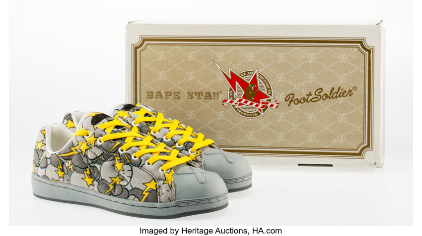 foot soldier Rare bapesta a bathing ape bag Bapestas Drawstring