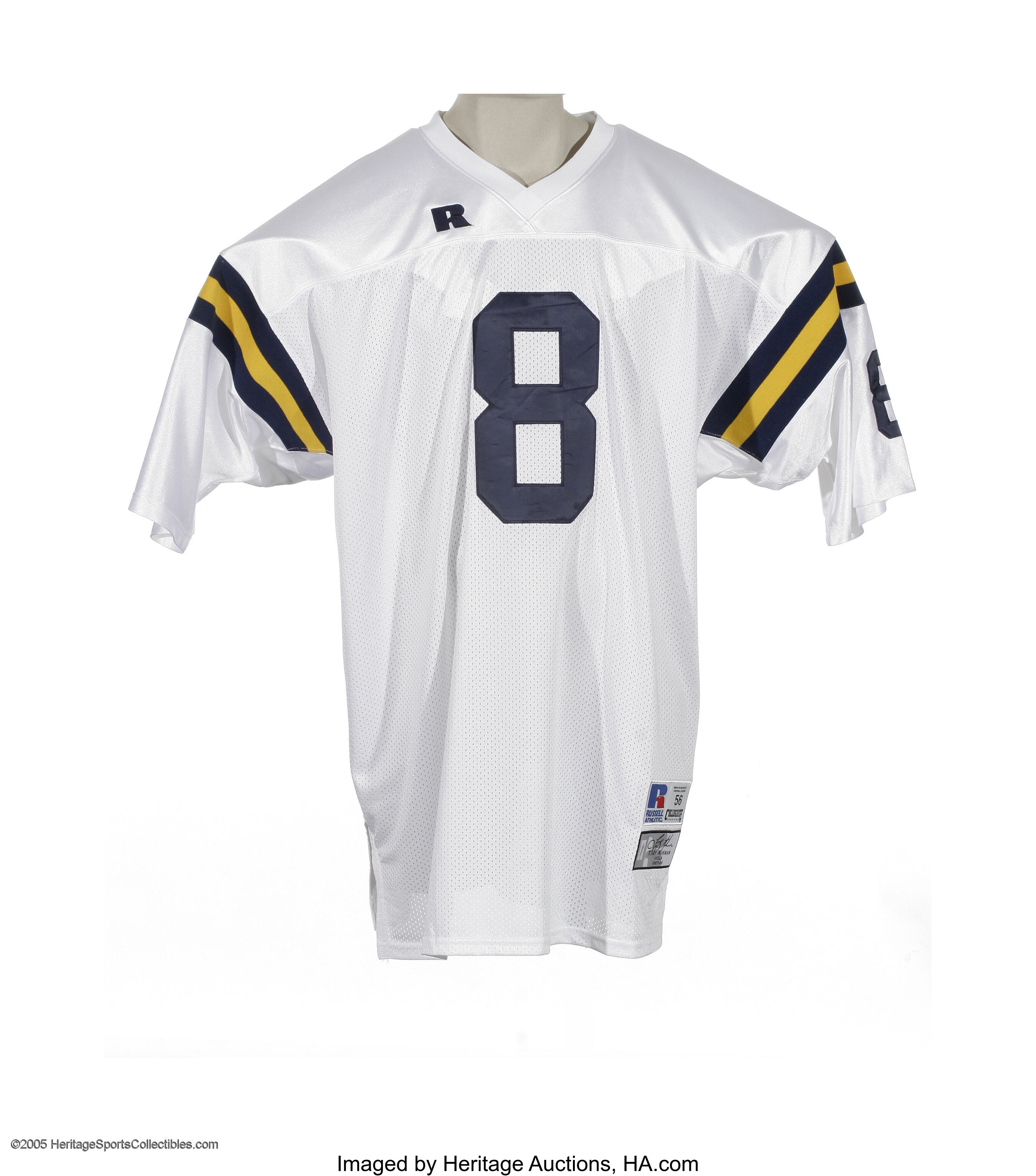 Troy Aikman Signed Jersey. This high quality UCLA throwback jersey, Lot  #12274