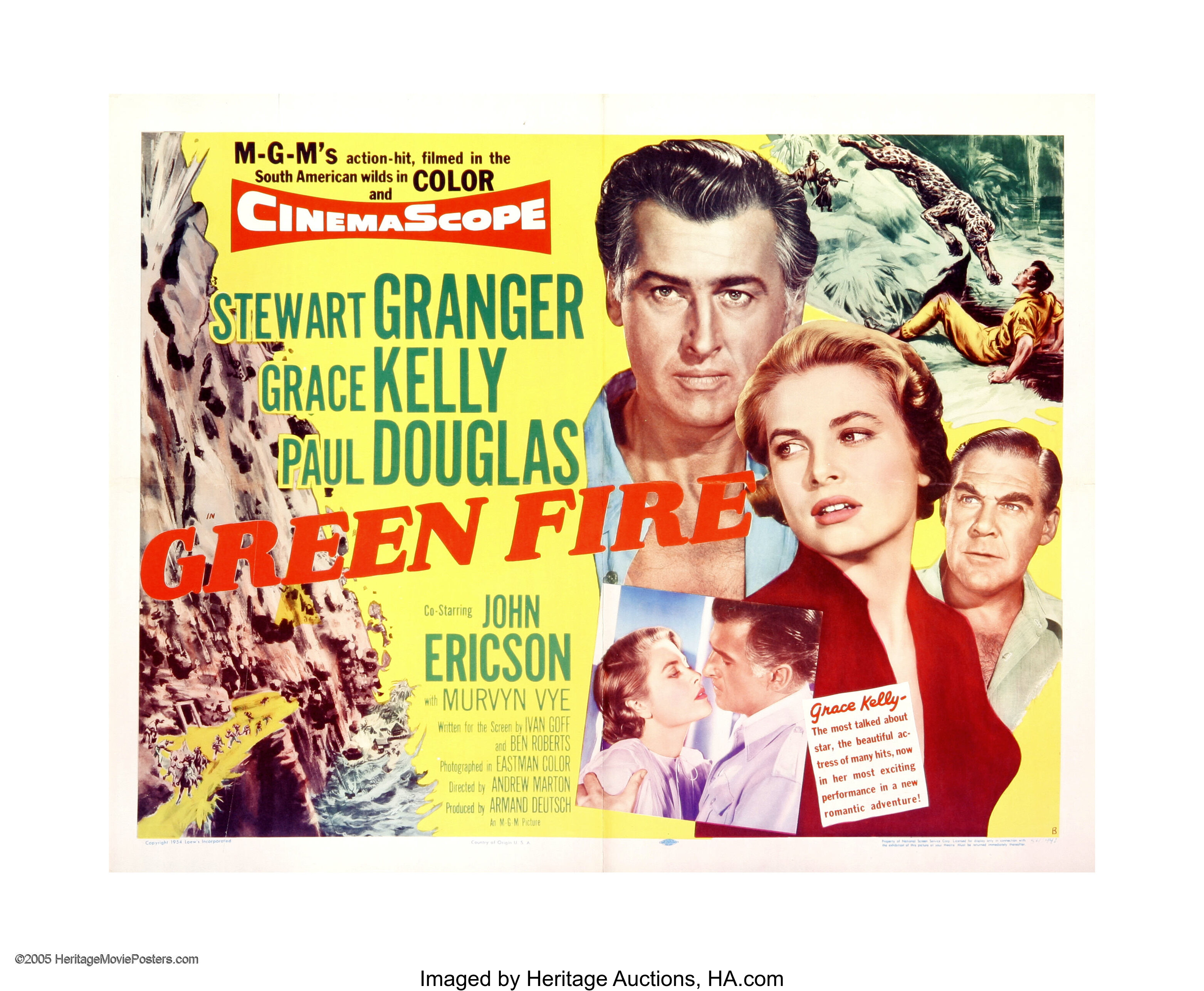movie green fire 1954