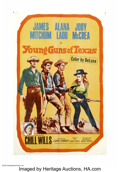 Young Guns Of Texas Aip 1963 One Sheet 27 X 41 The Lot Heritage Auctions