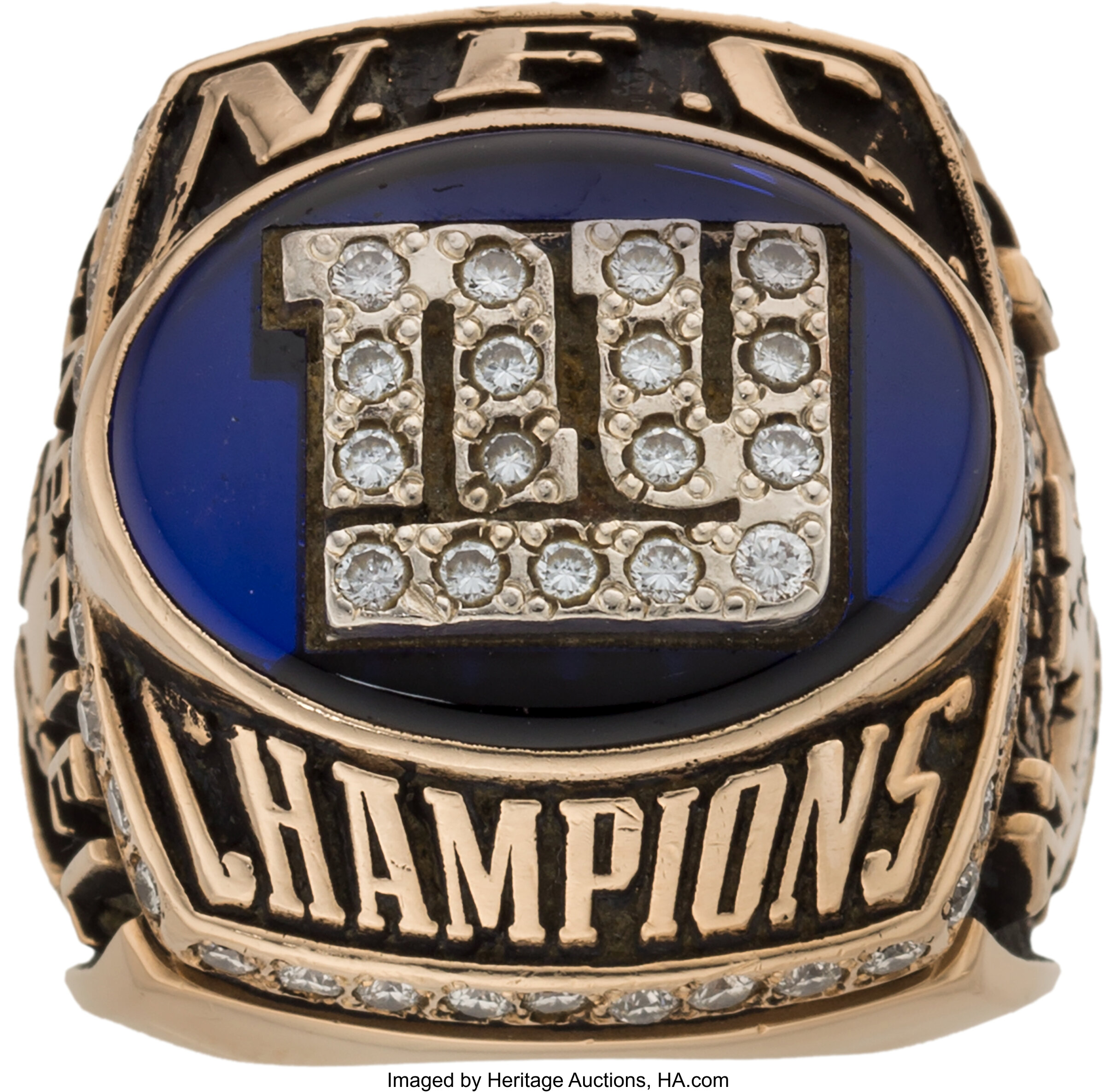 2000 New York Giants NFC Championship Ring Presented to Defensive, Lot  #81051