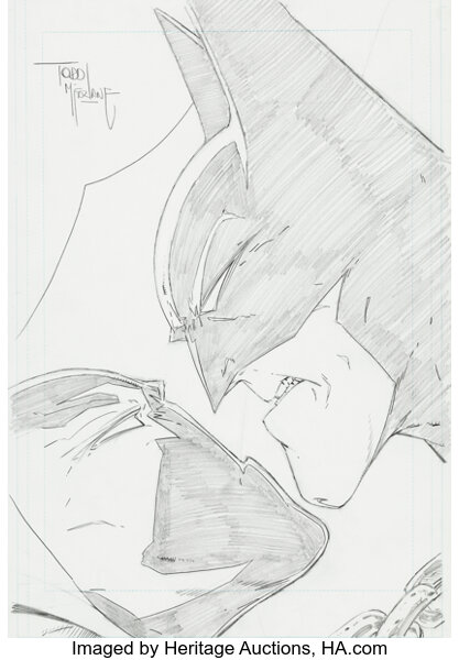 Todd McFarlane - Spawn and Batman Pencil Illustration Original Art | Lot  #94659 | Heritage Auctions