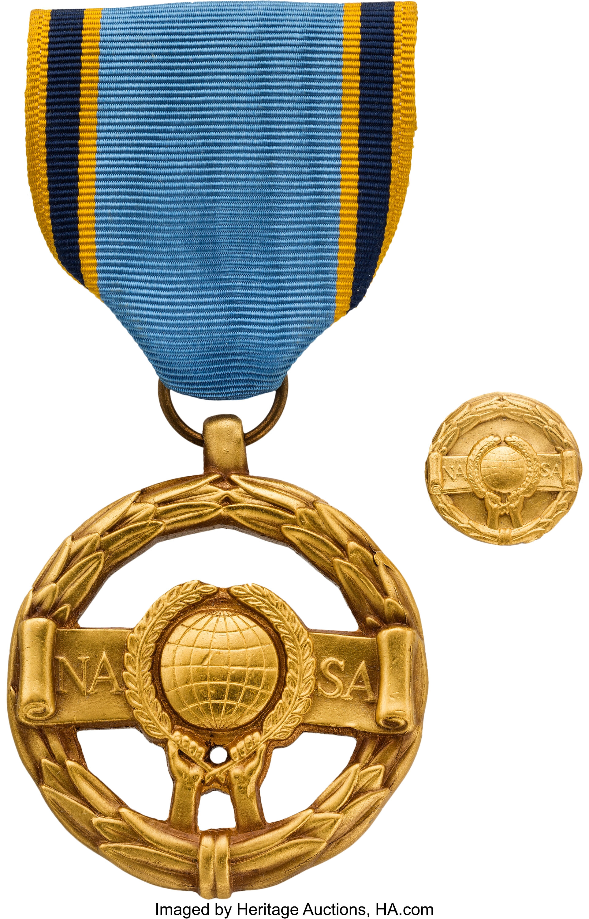 Nasa Exceptional Service Medal In Presentation Case Explorers