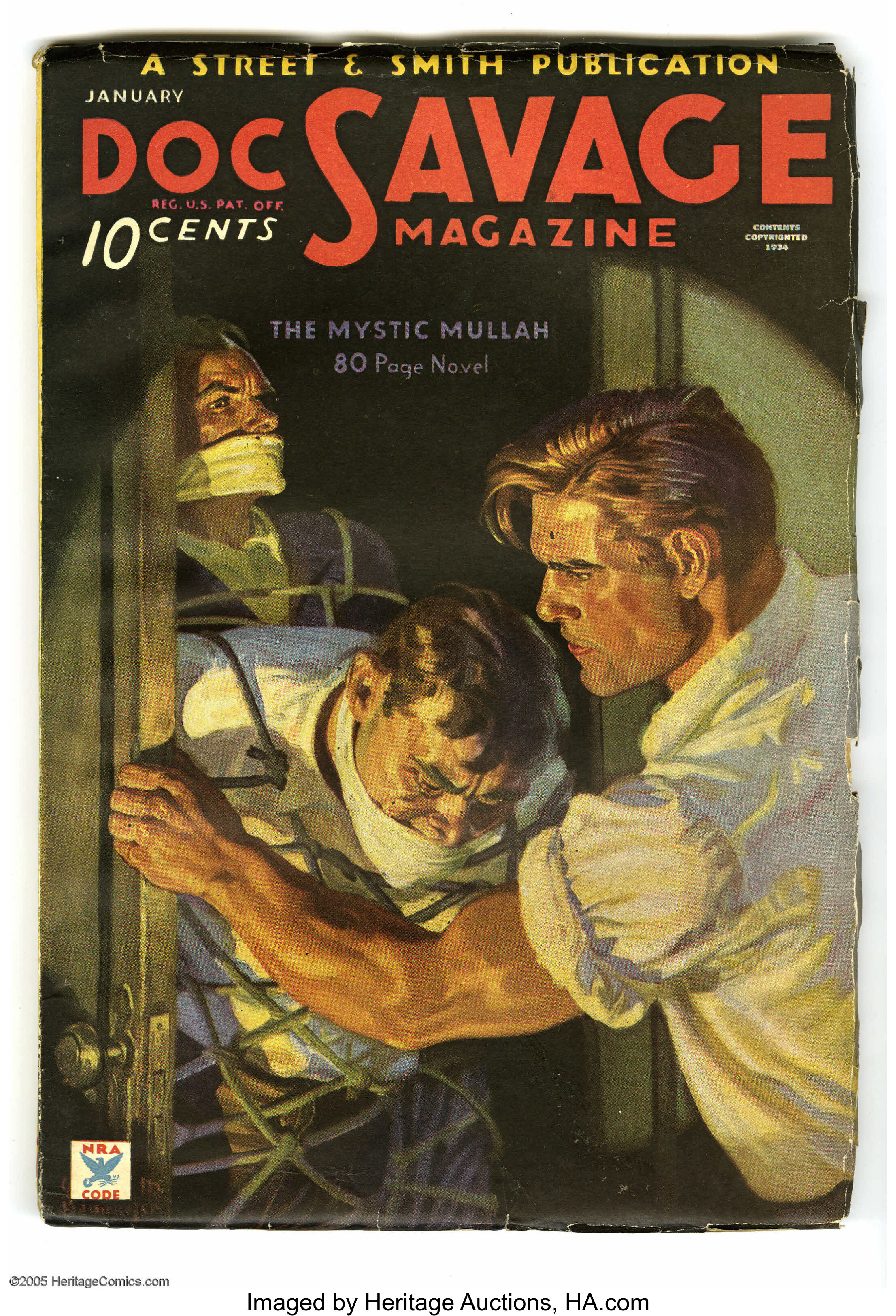 Doc Savage Jan 1935 V4 5 Street Smith 1935 Condition Vg Fn Lot 2439 Heritage Auctions