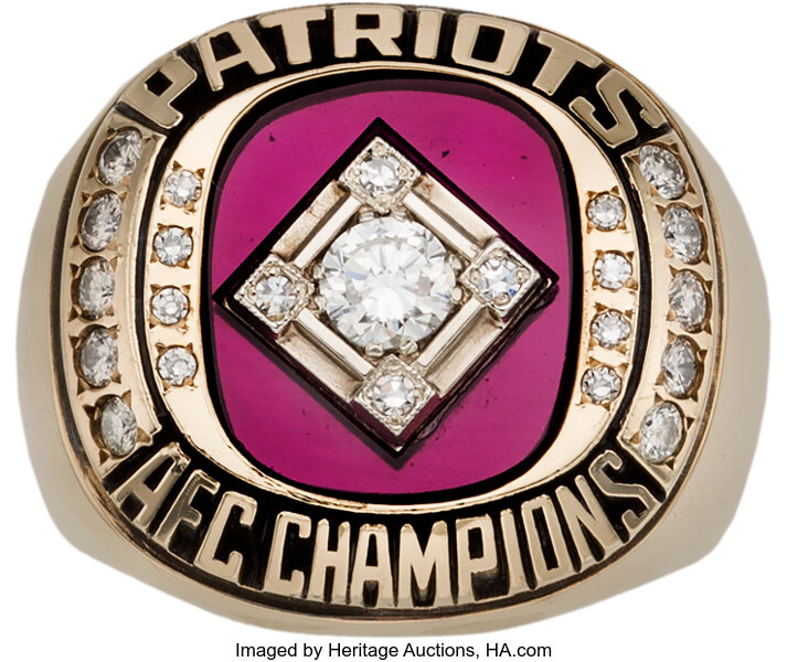 Lot Detail - 1985 New England Patriots AFC Championship Ring