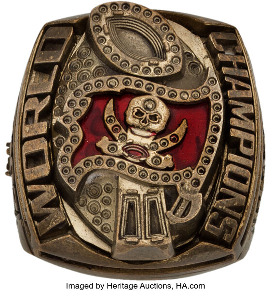 2002 Tampa Bay Buccaneers Prototype Super Bowl XXXVII Ring