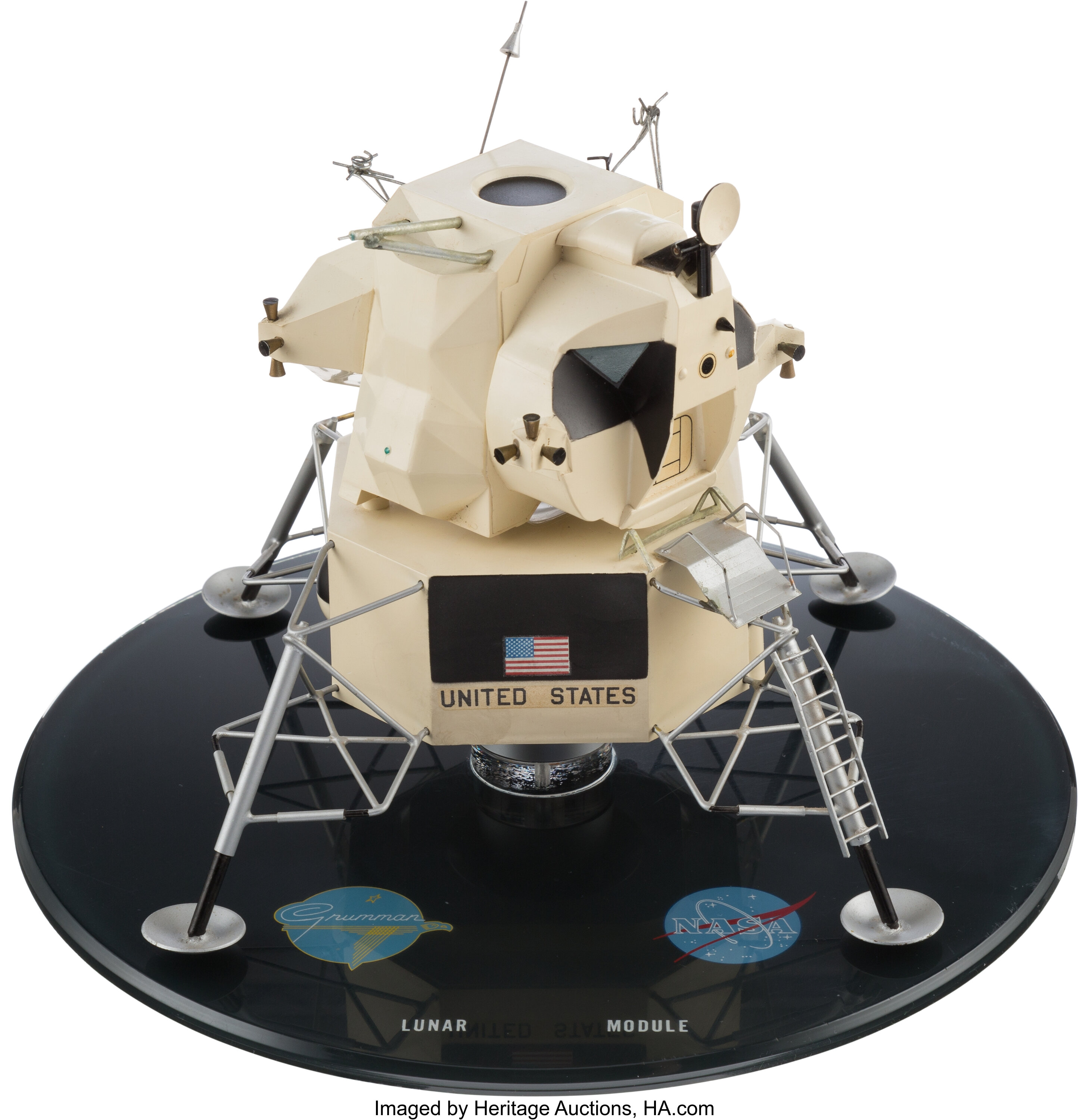 Apollo Lunar Module Grumman Contractor S Model On Base Lot Heritage Auctions