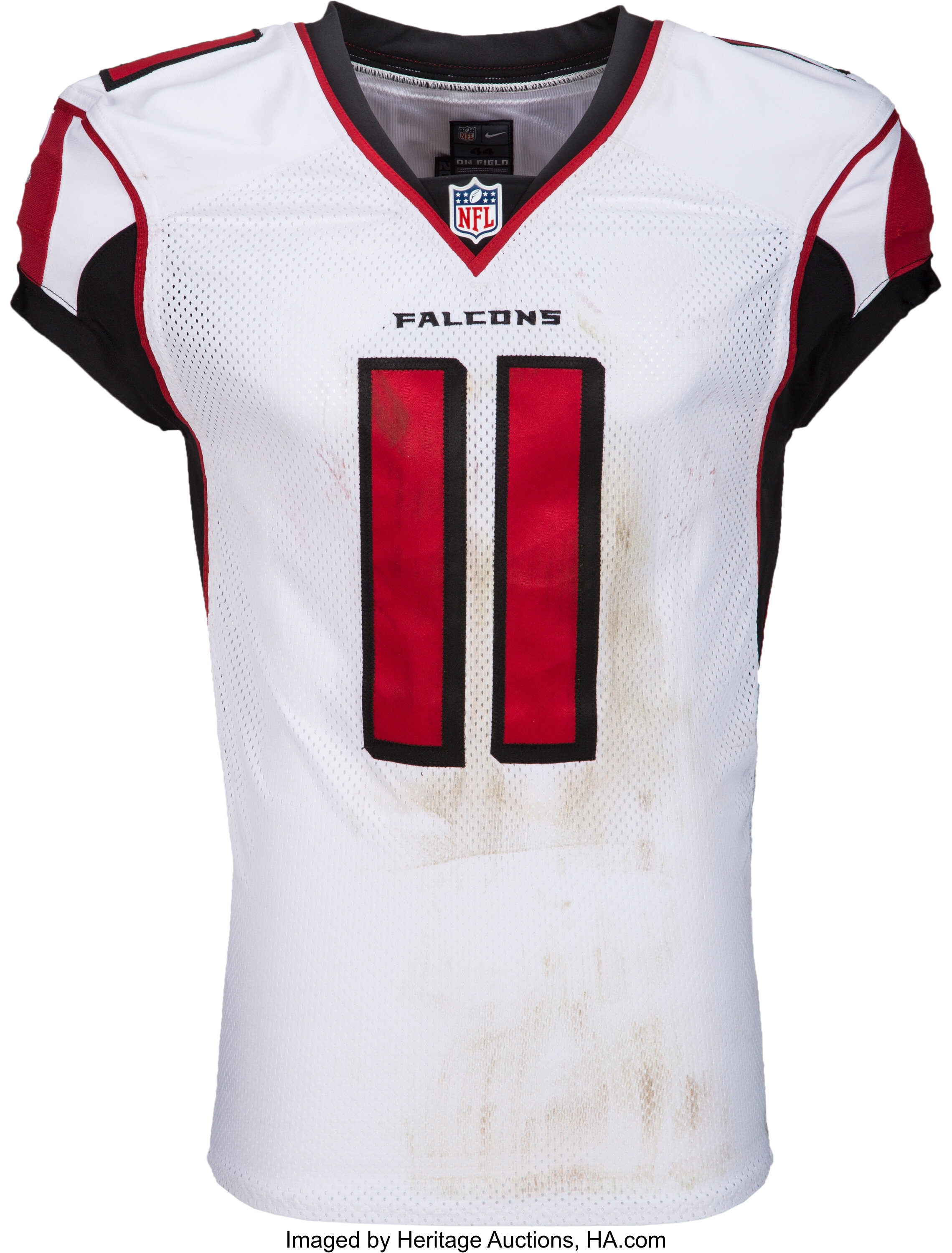 2016 Julio Jones Game Worn, Unwashed Atlanta Falcons Jersey - Used