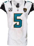 2018 Score Home and Away Jerseys #17 Blake Bortles Jaguars