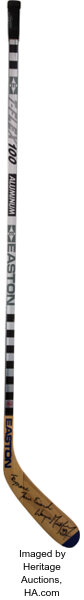 Wayne Gretzky Signed 1993 Game Issued Easton Hockey Stick With JSA COA —  Showpieces Sports