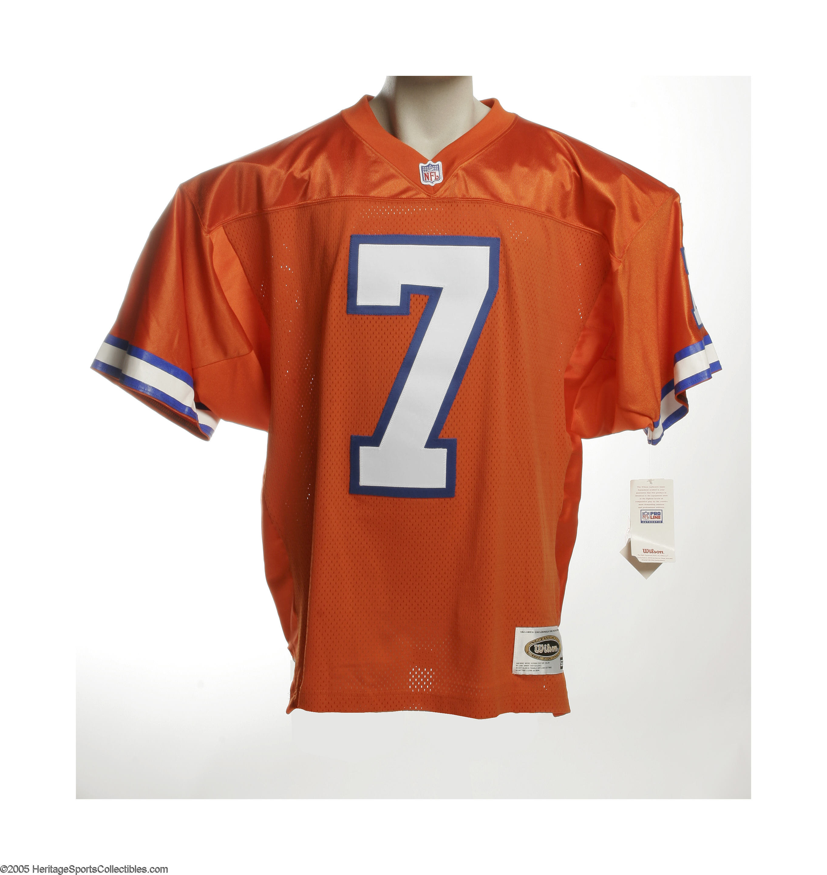 John Elway Signed Jersey. The hero of the Mile High City offers a, Lot  #10192