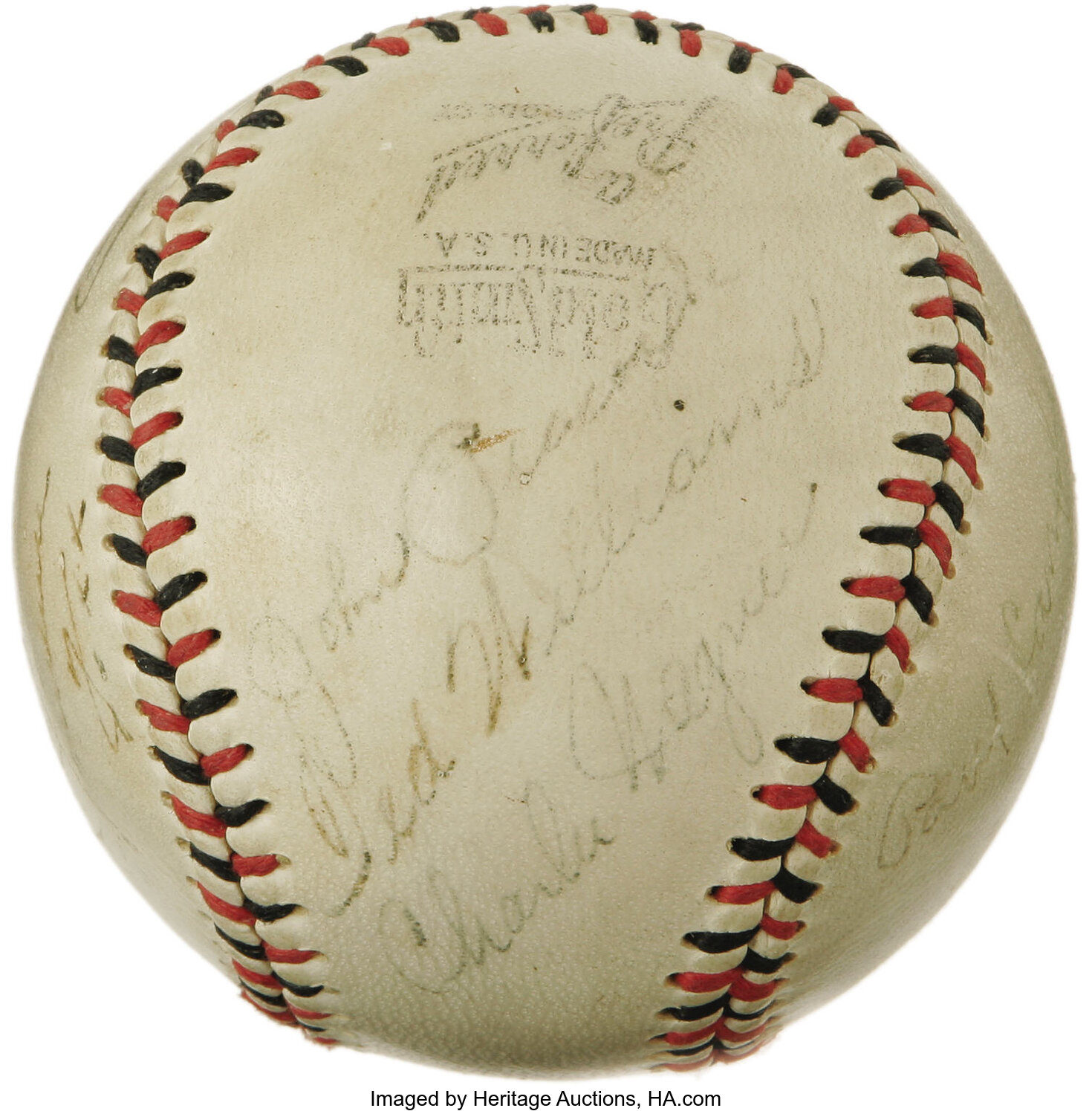 Ted Williams & Jimmie Foxx Boston Red Sox Autographed Baseball