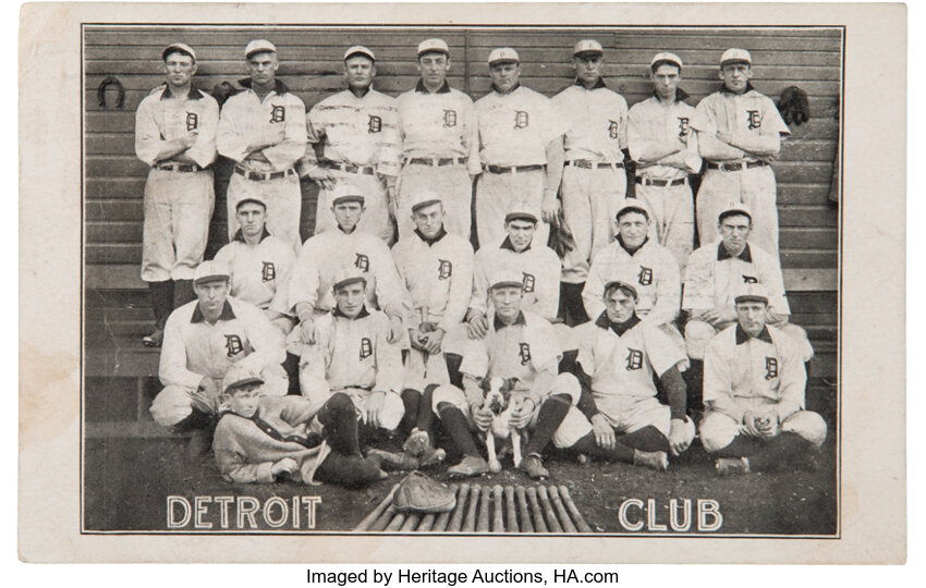 1907 Detroit Tigers Team Photo  Detroit tigers, Detroit tigers