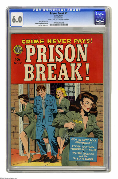 Prison Break 2 Avon 1951 Cgc Fn 6 0 Light Tan To Off White Lot Heritage Auctions