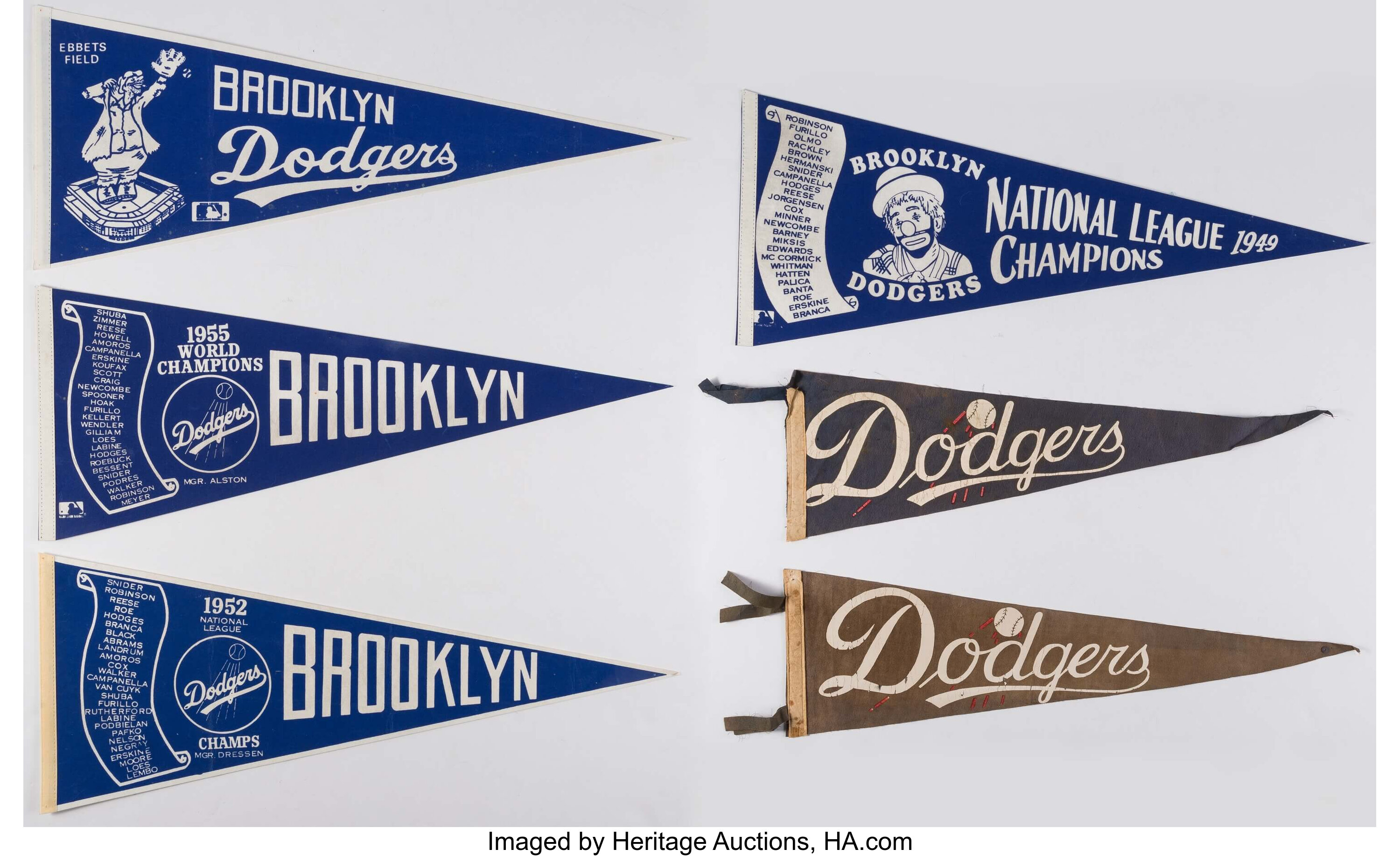 Brooklyn Dodgers Pennant Print