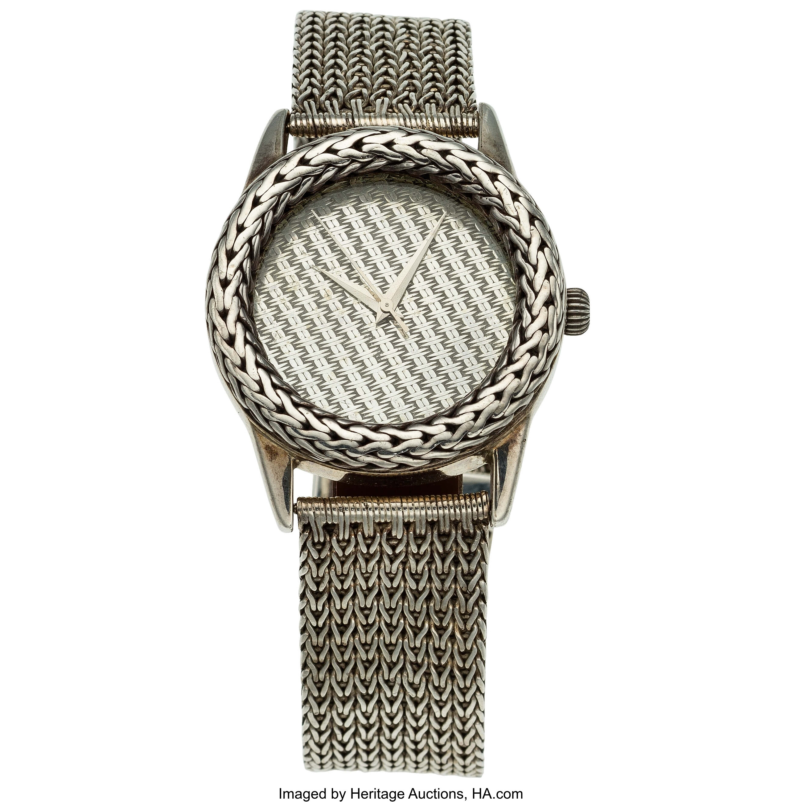 John Hardy Gentleman s Sterling Silver Watch. Estate Jewelry