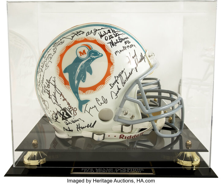 Miami Dolphins 1972 Throwback Riddell Mini Helmet