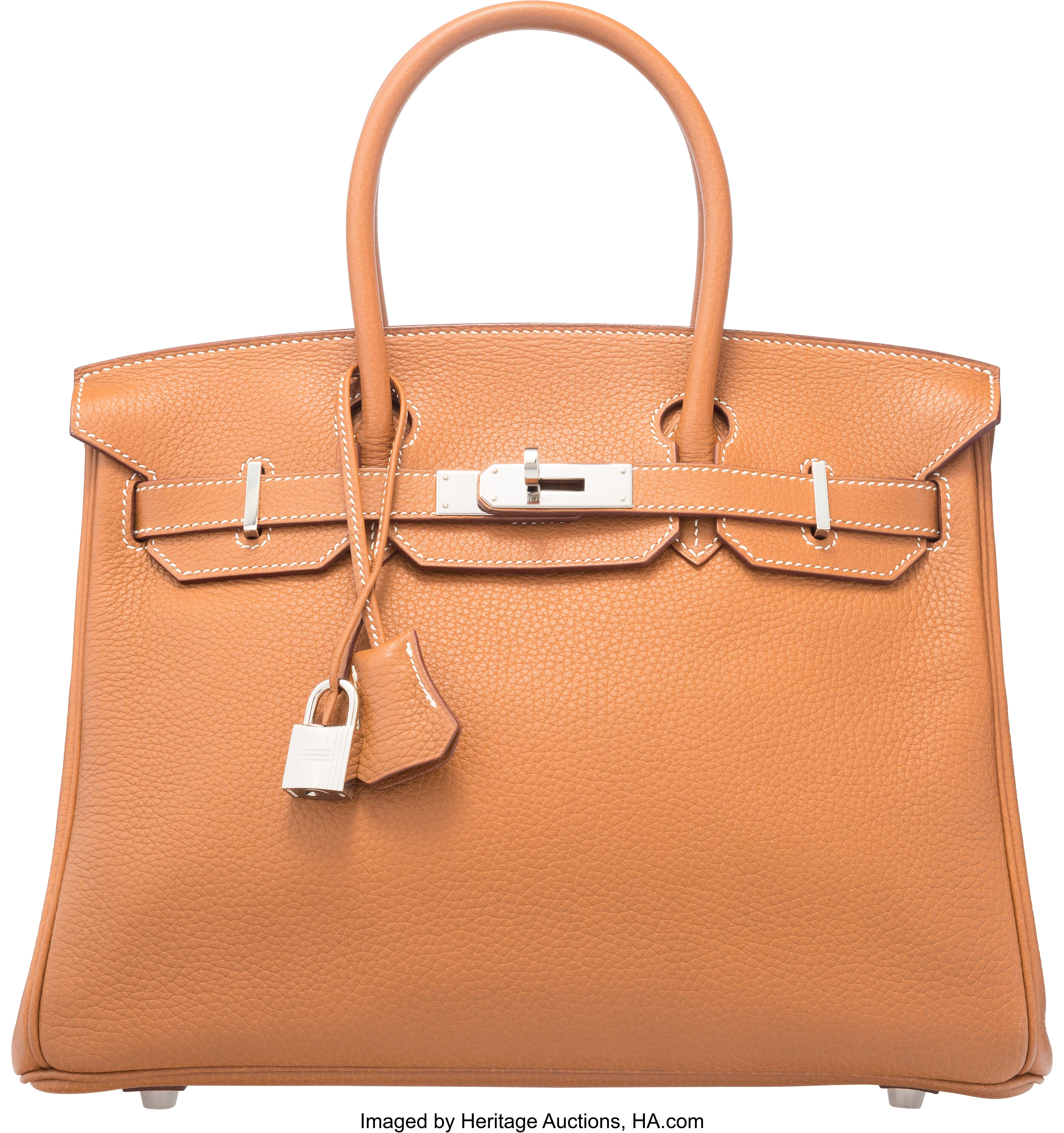 Hermes 30cm Gold Togo Leather with Palladium Hardware Birkin Bag - Yoogi's  Closet