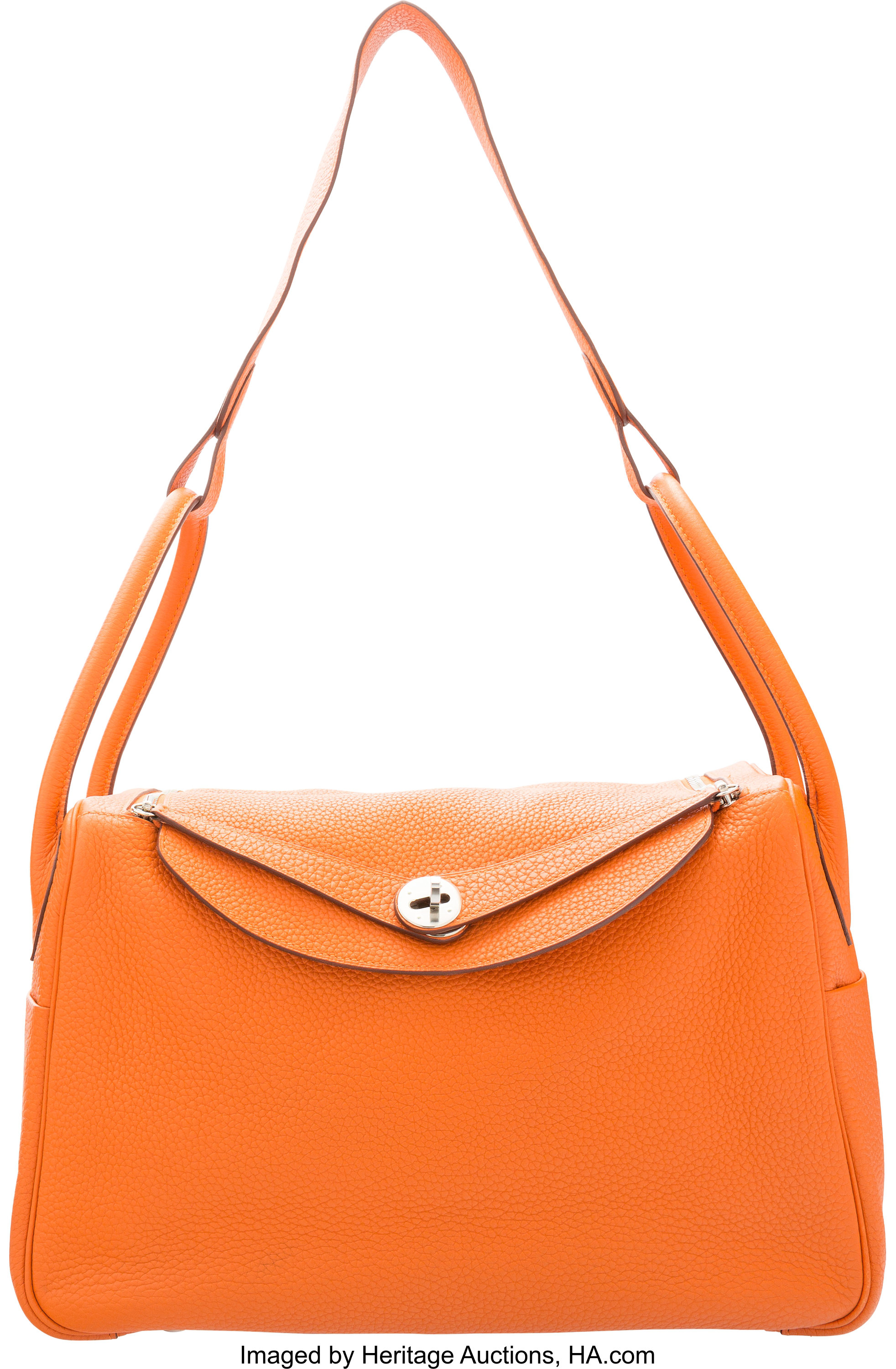 Hermes Birkin 30 Orange Minium Togo Palladium Hardware in 2023