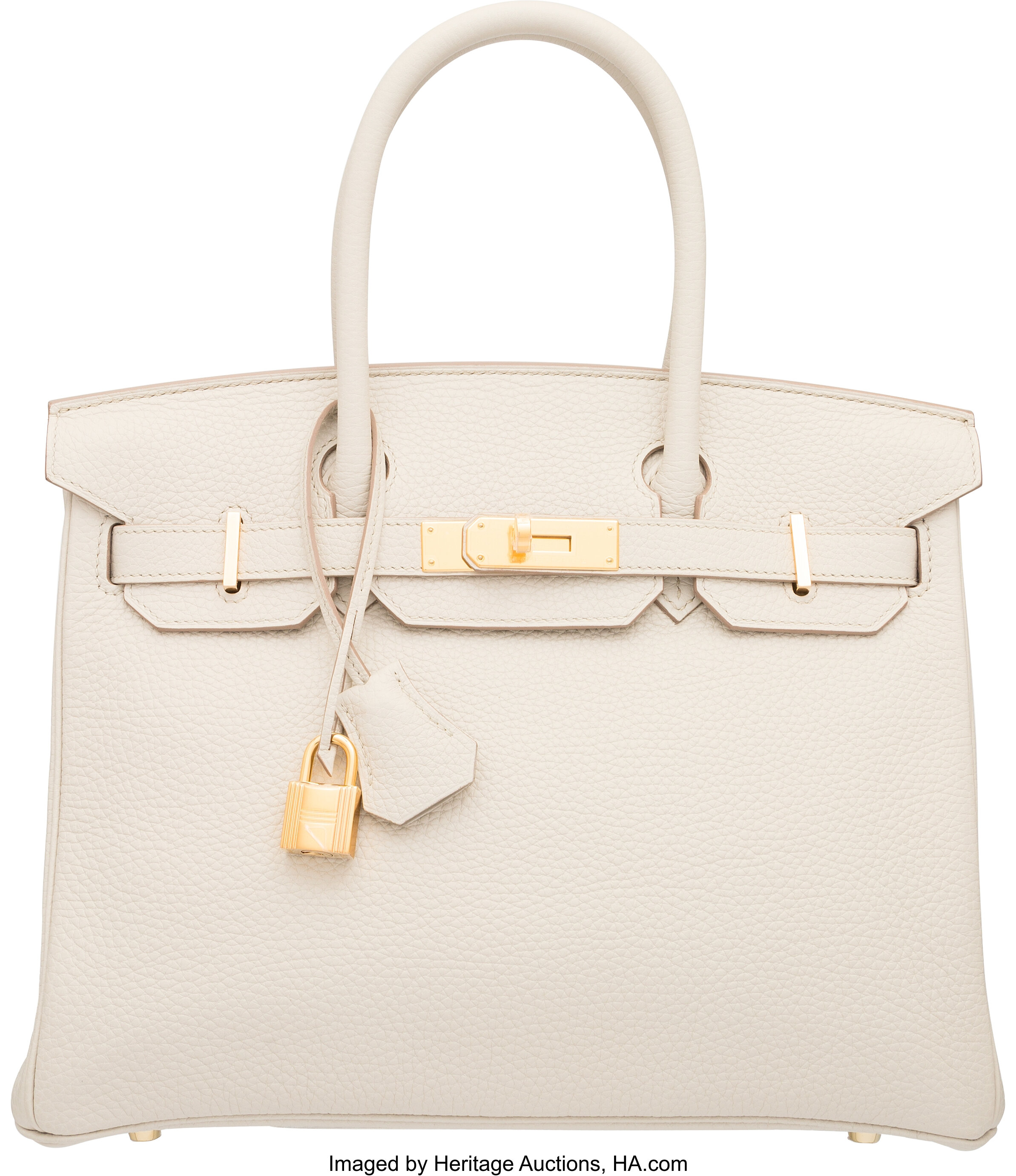 Hermes Clemence Leather Birkin Bag