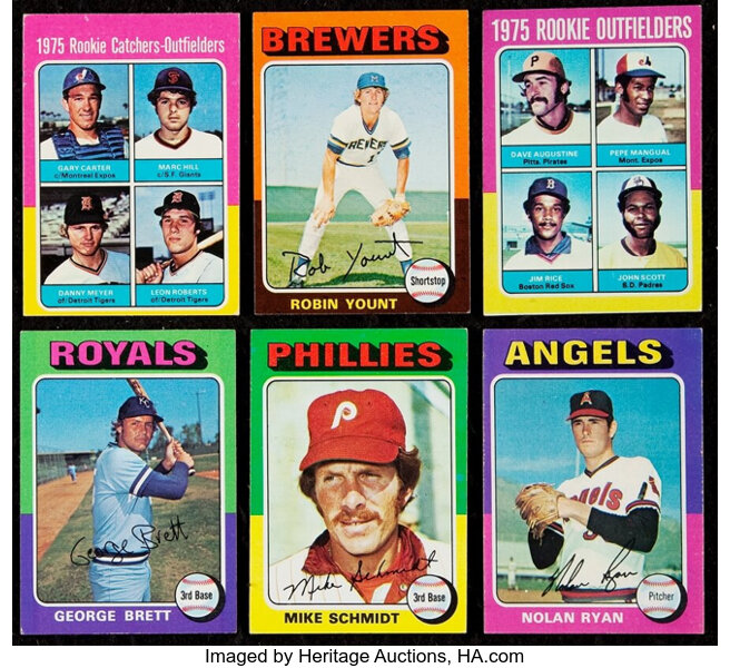 1975 Topps Rookie Baseball Card Complete Set