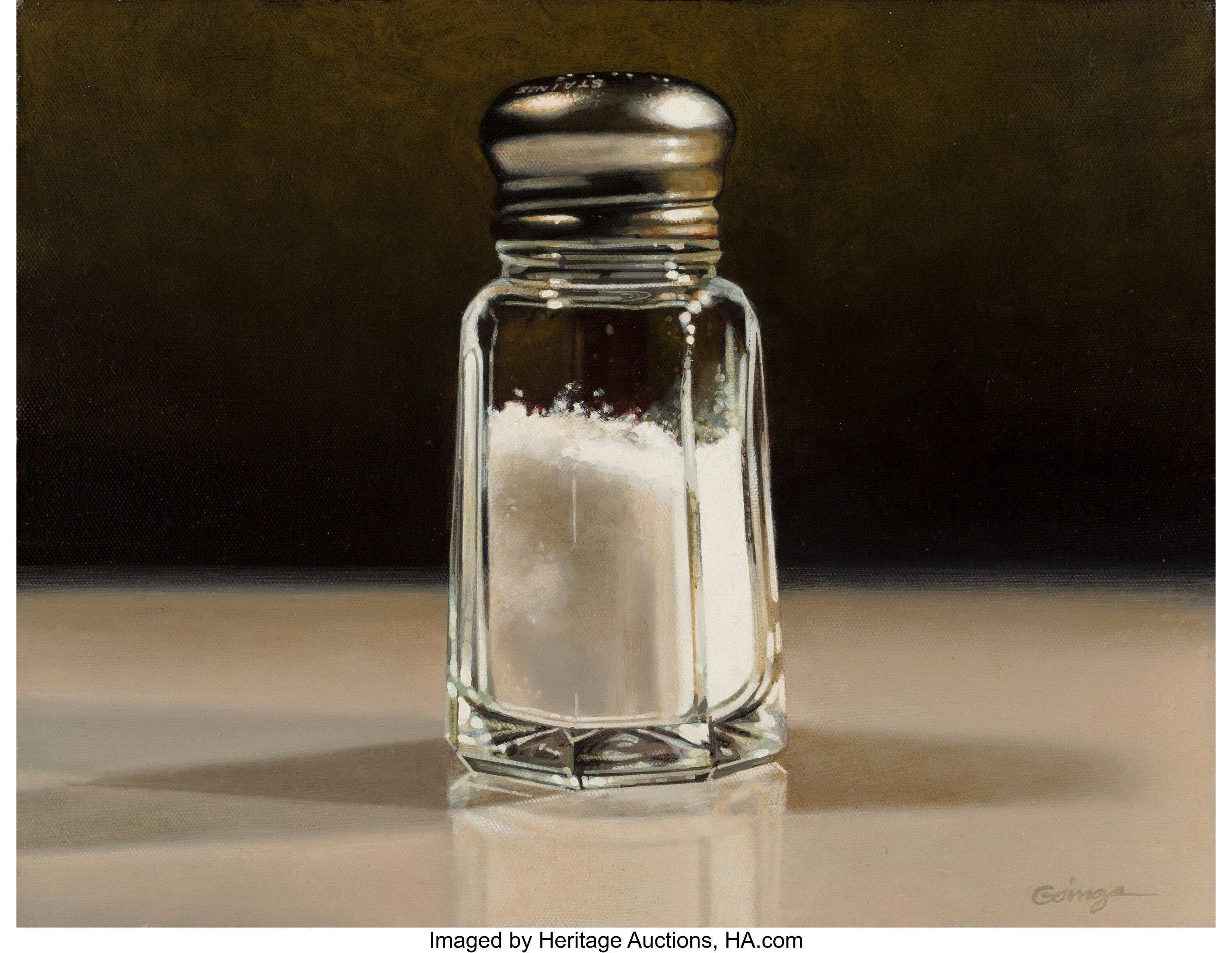 Salt Shaker, limited edition archival print of original gouache painting