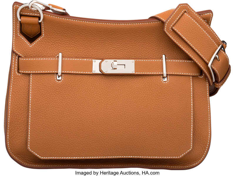 Hermès Authenticated Jypsiere Leather Handbag