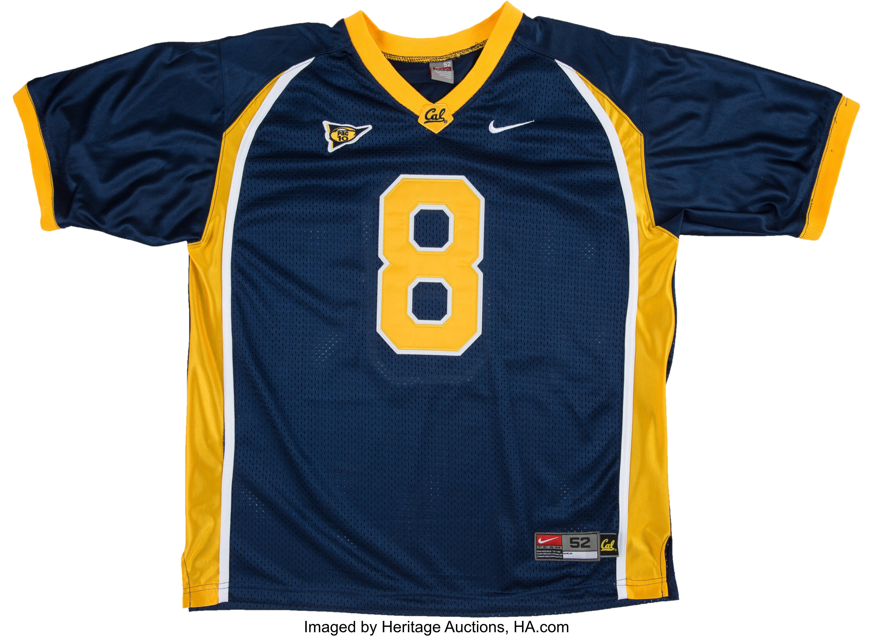 Aaron Rodgers Signed Game-used California Golden Bears Jersey