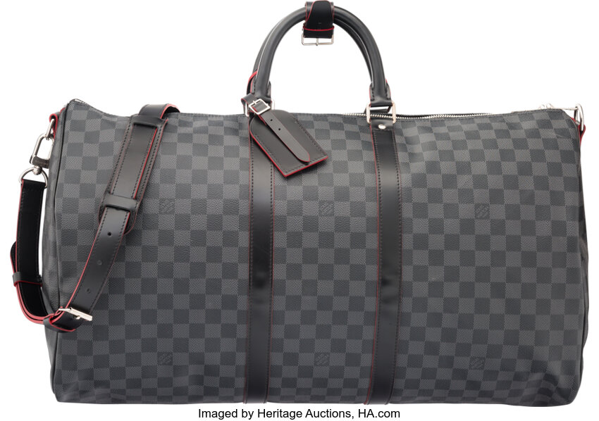 Sold at Auction: (2) LOUIS VUITTON 'KEEPALL' 50 & 55 DUFFLE BAGS