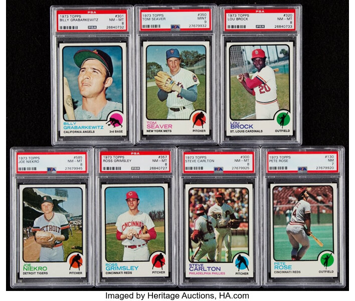 Lot Detail - 1973 Topps Baseball Card Complete Set of 660 Cards w