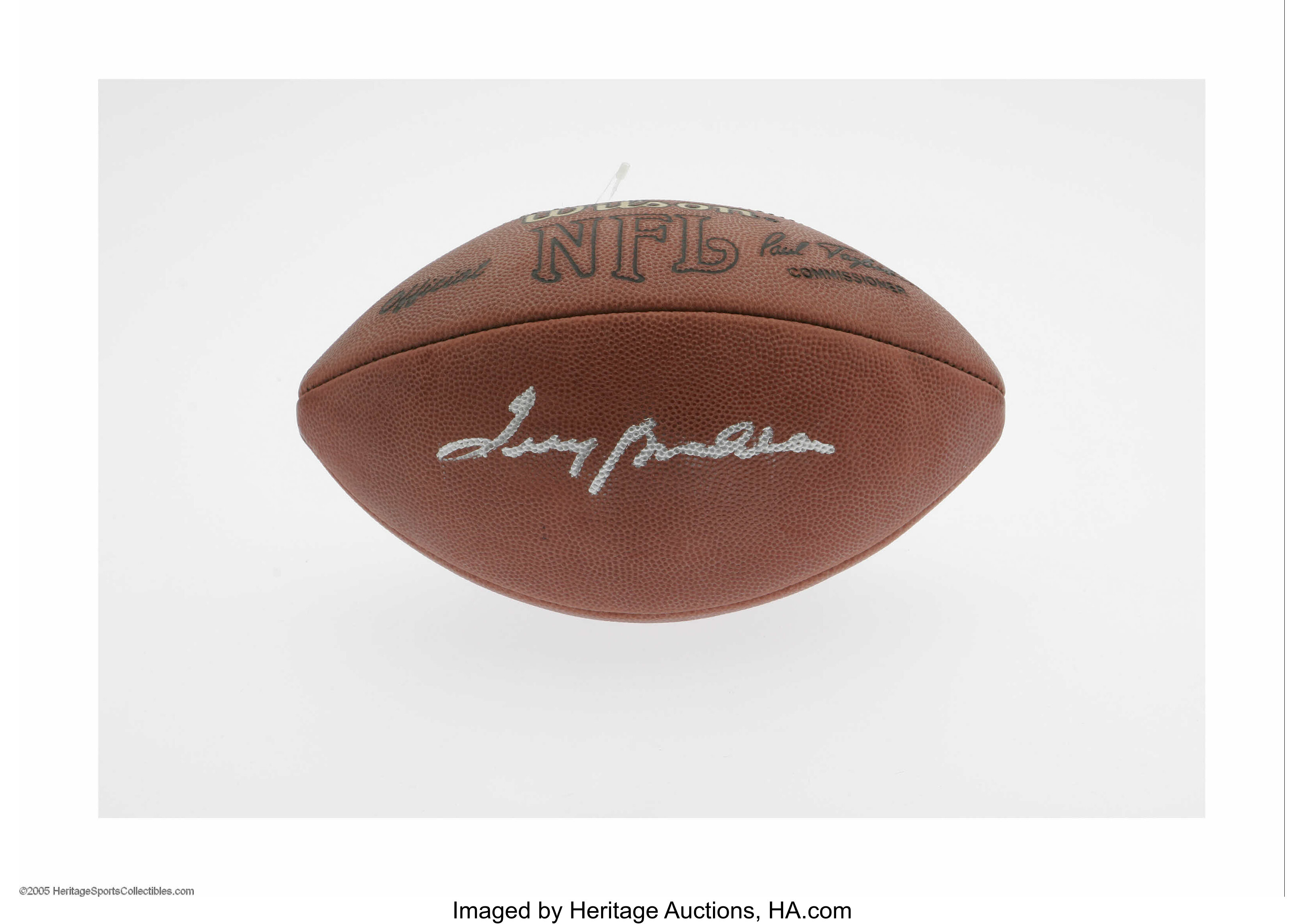 Terry Bradshaw Authentic Autographed NFL Football