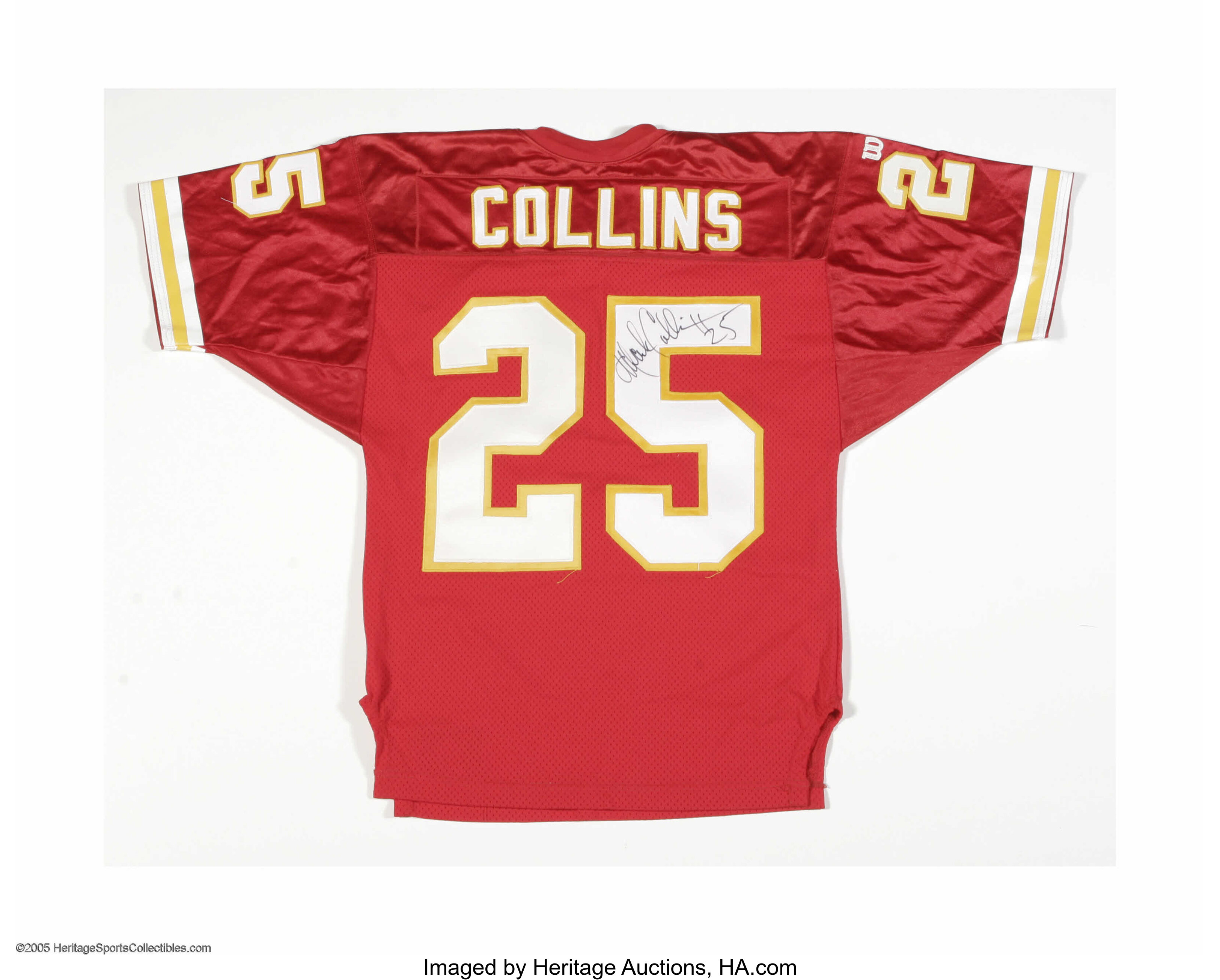 Mark Collins Signed Kansas City Chiefs Signed Jersey. Perfect