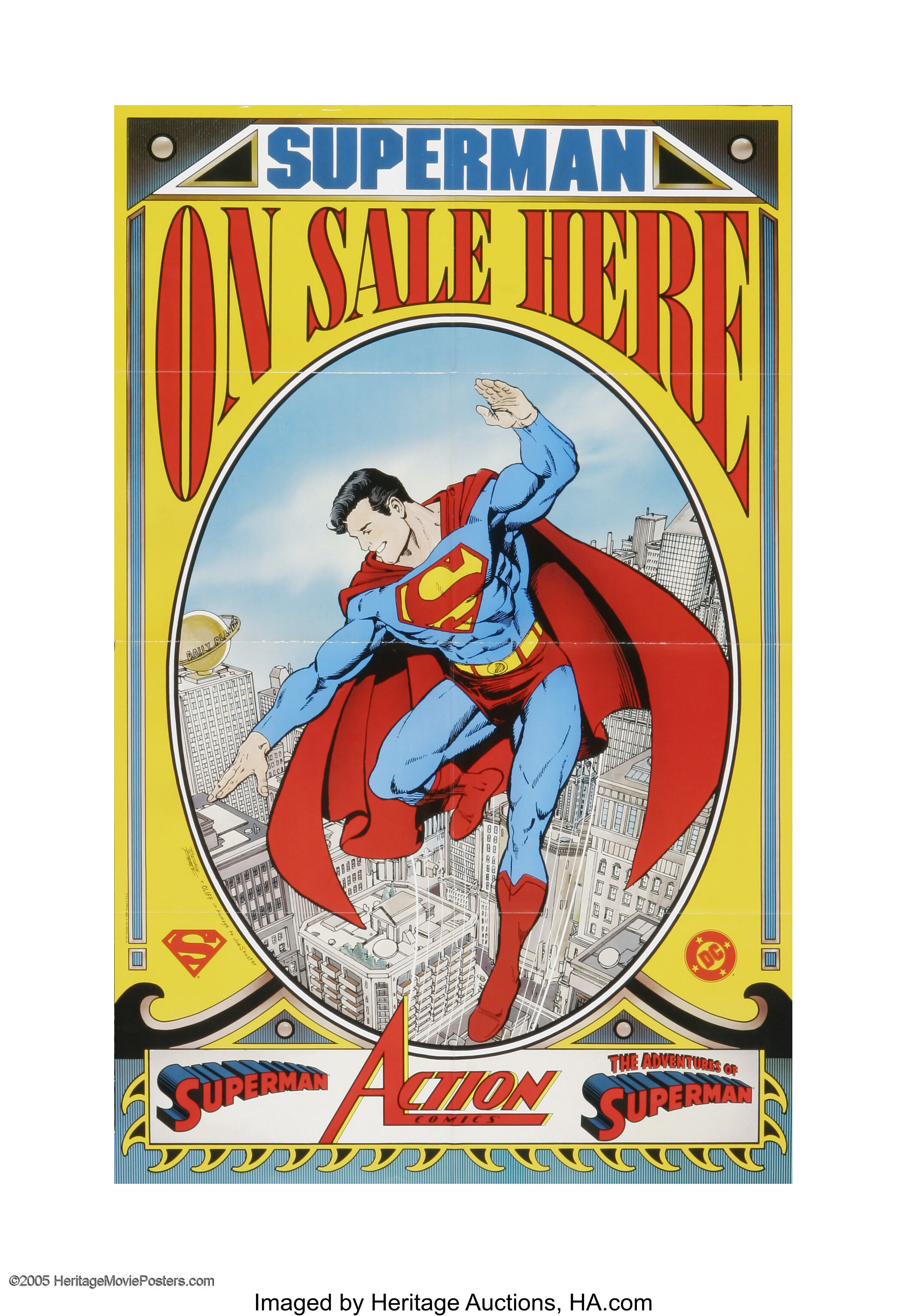 vintage superman poster