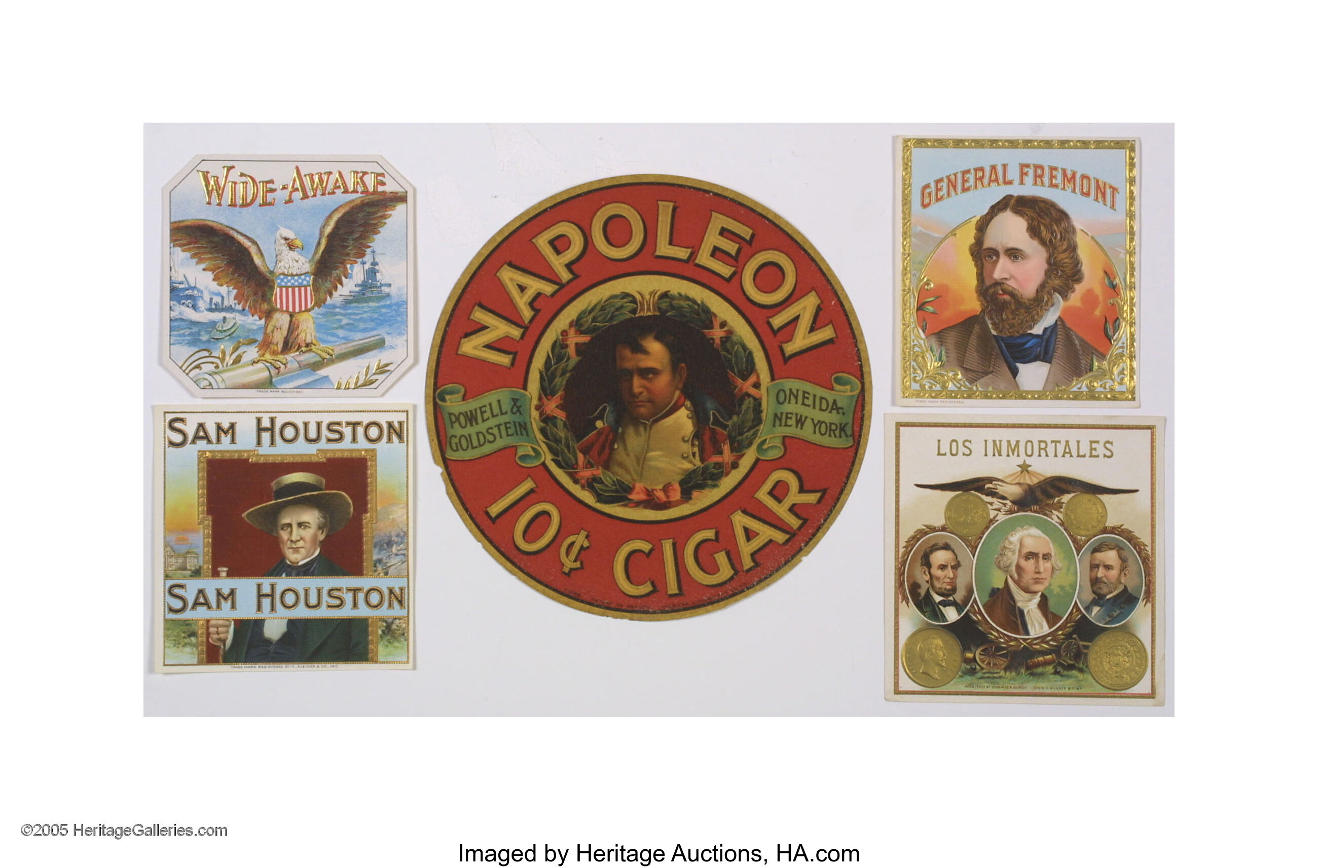 Excellent Lot Of Early Cigar Labels And Memorabilia Offered Here Is Lot Heritage Auctions