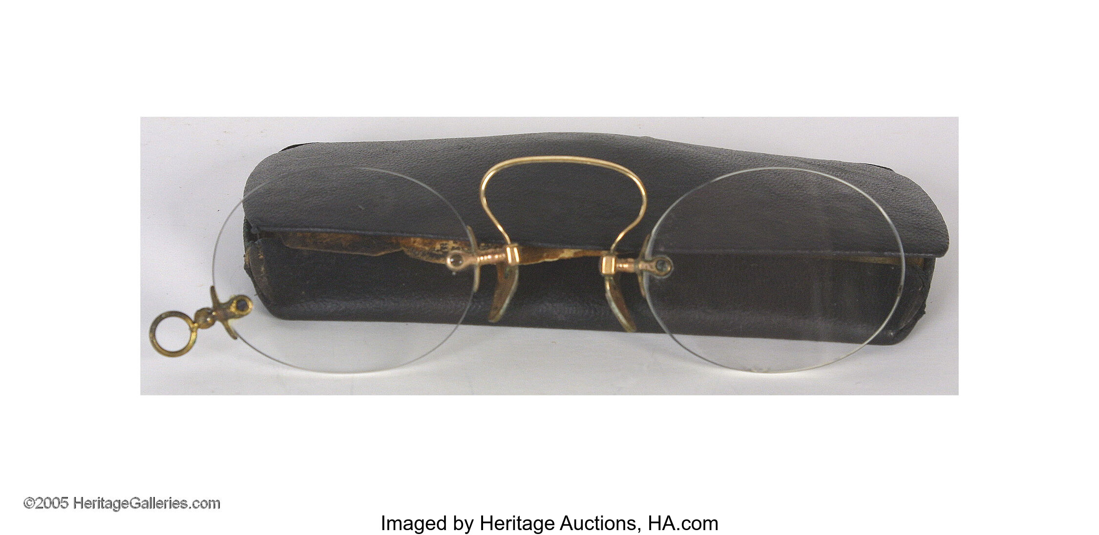 Teddy Roosevelts Pince Nez Glasses Theodore Roosevelt Was Lot 25437